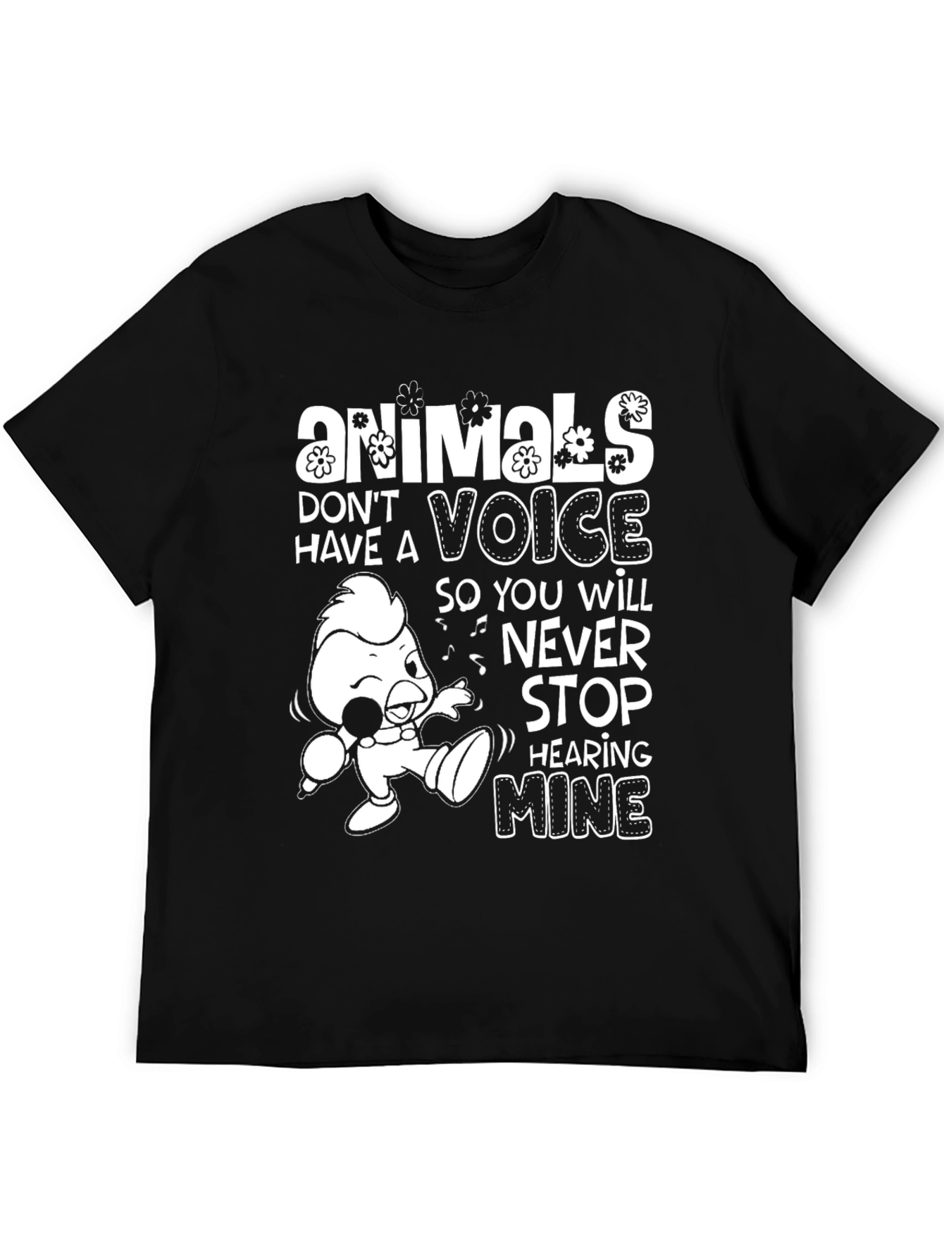 Animals Voice Graphic T-Shirt
