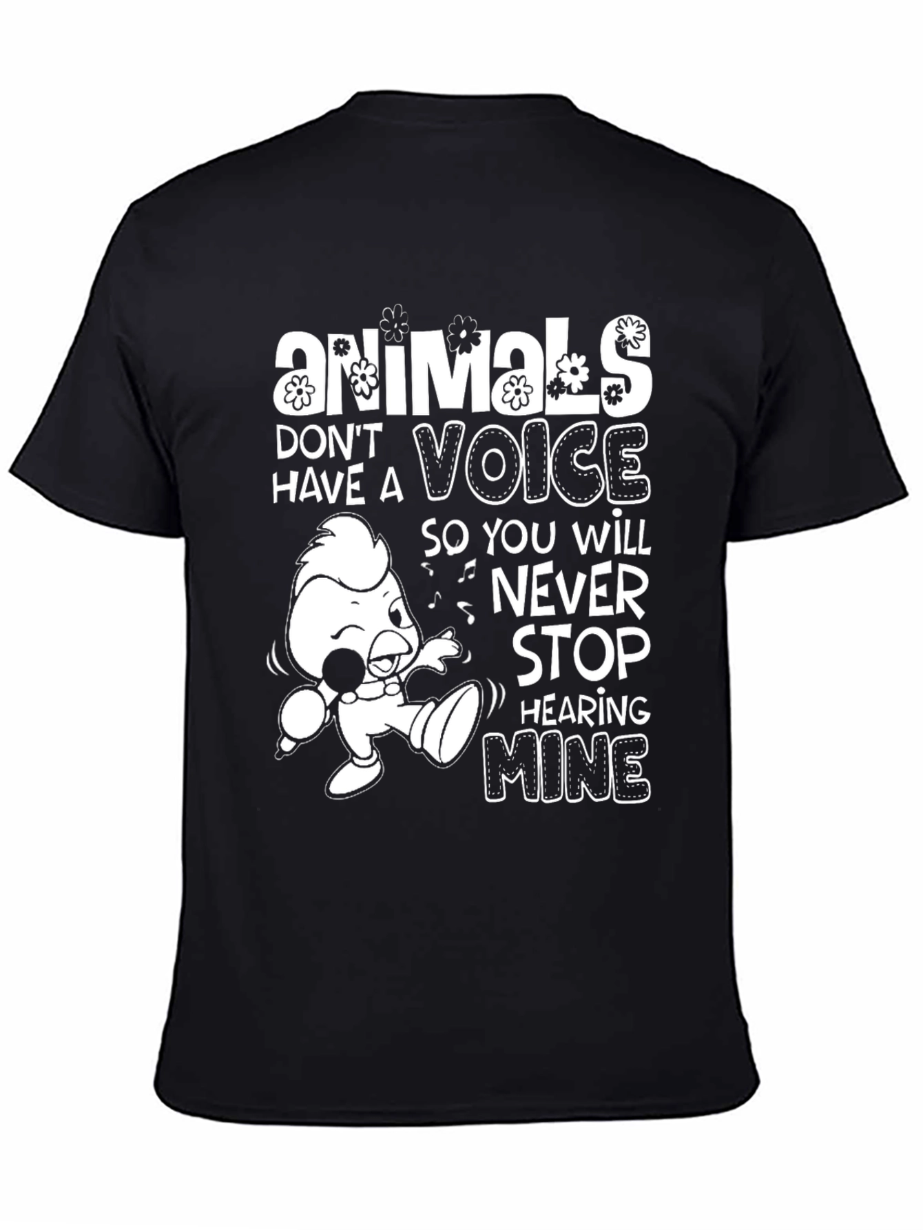 Animals Voice Graphic T-Shirt