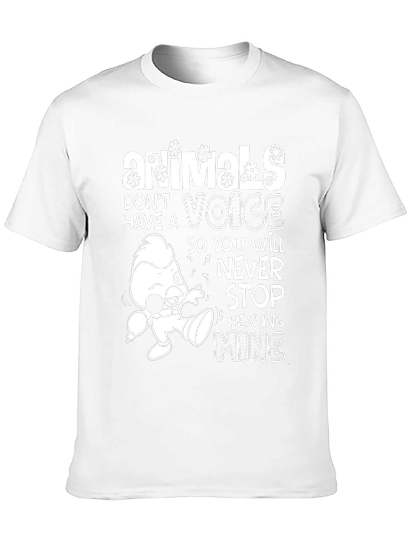 Animals Voice Graphic T-Shirt