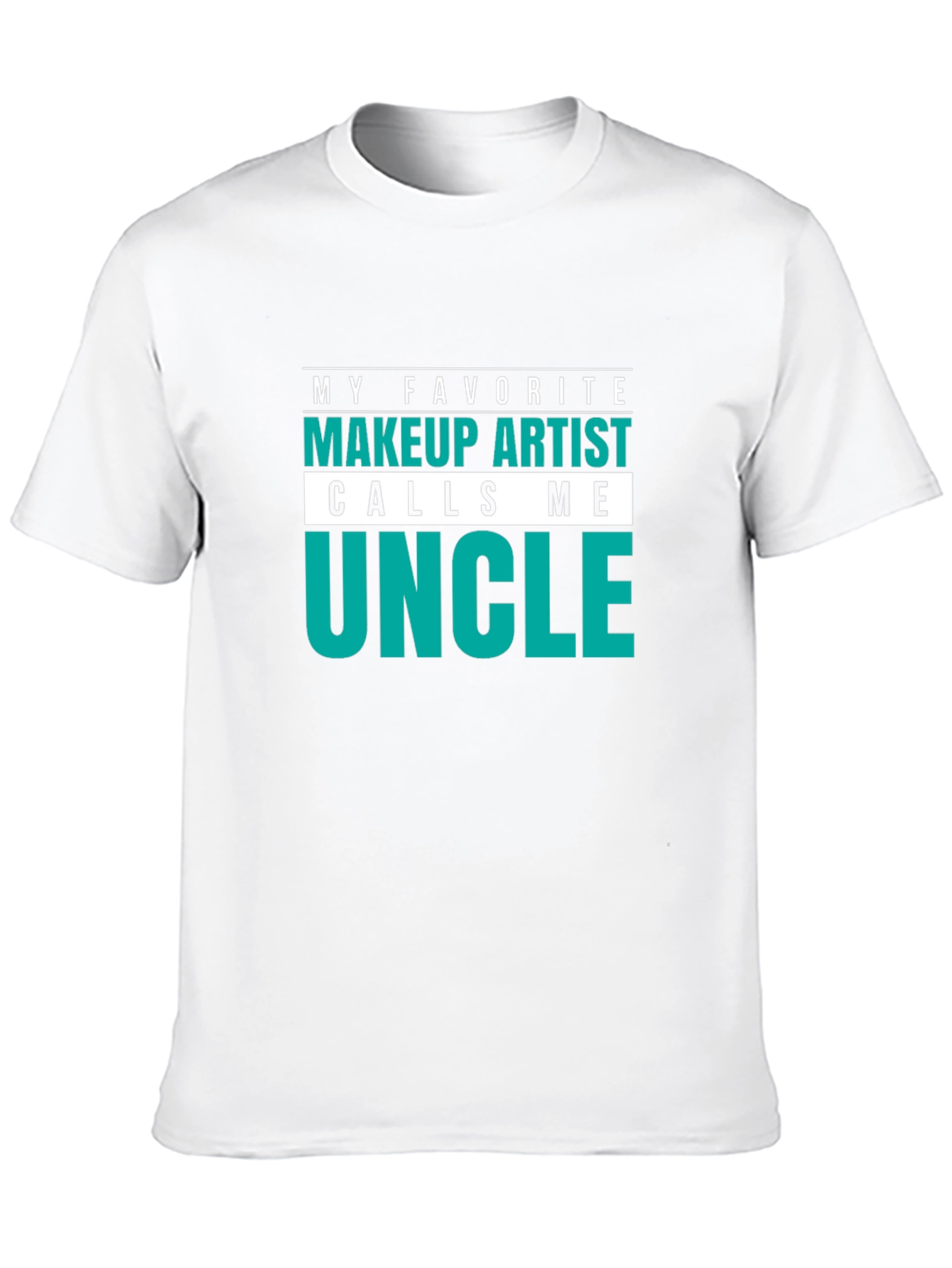 Makeup Artist Uncle T-Shirt - Black
