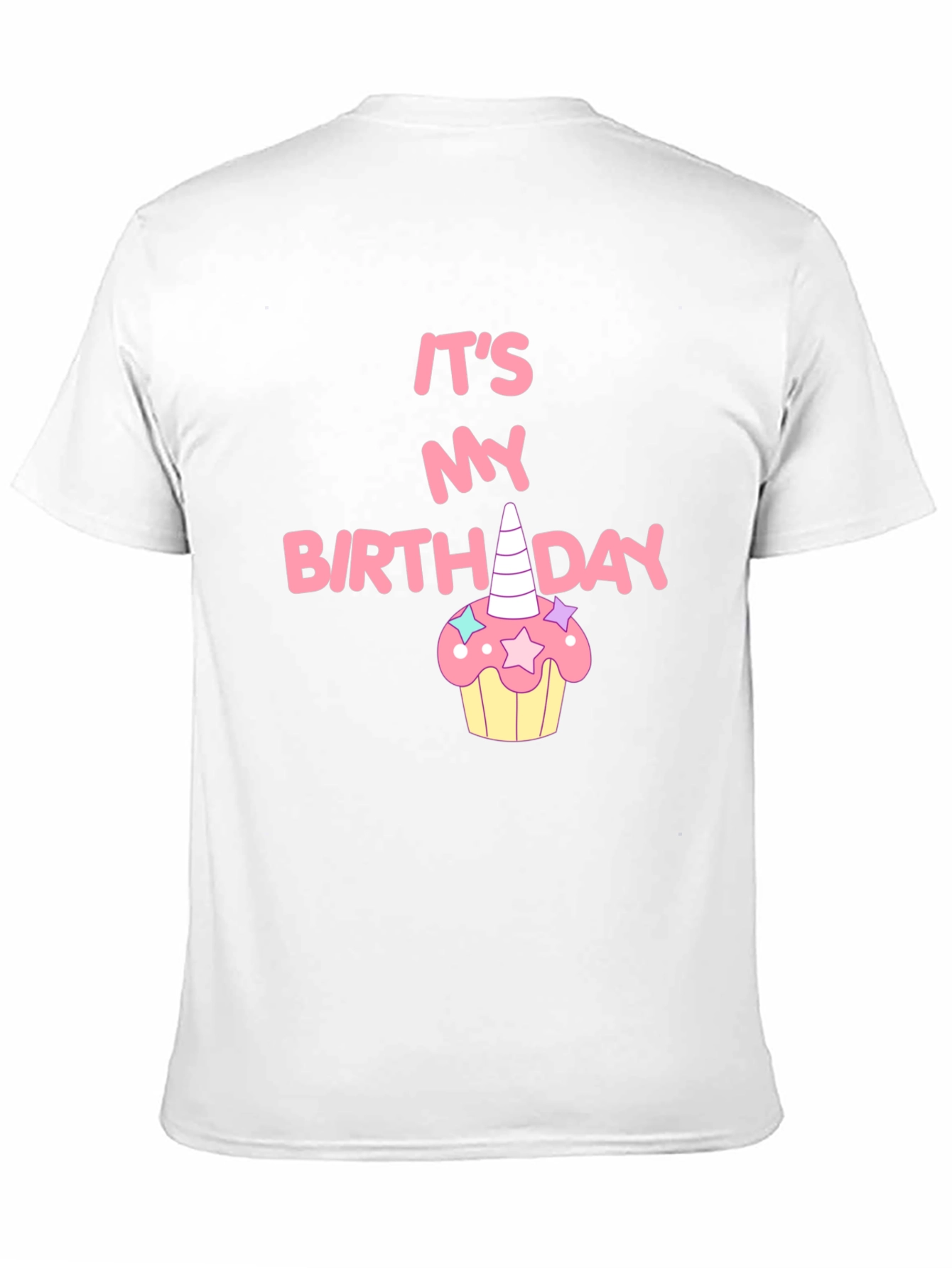 Its My Birthday Unicorn Cupcake T-Shirt