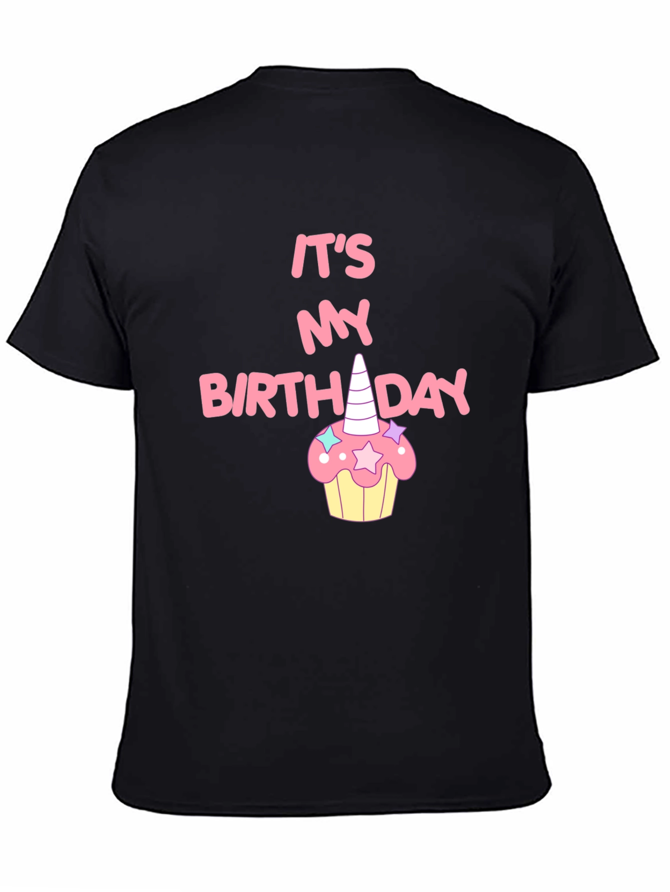 Its My Birthday Unicorn Cupcake T-Shirt