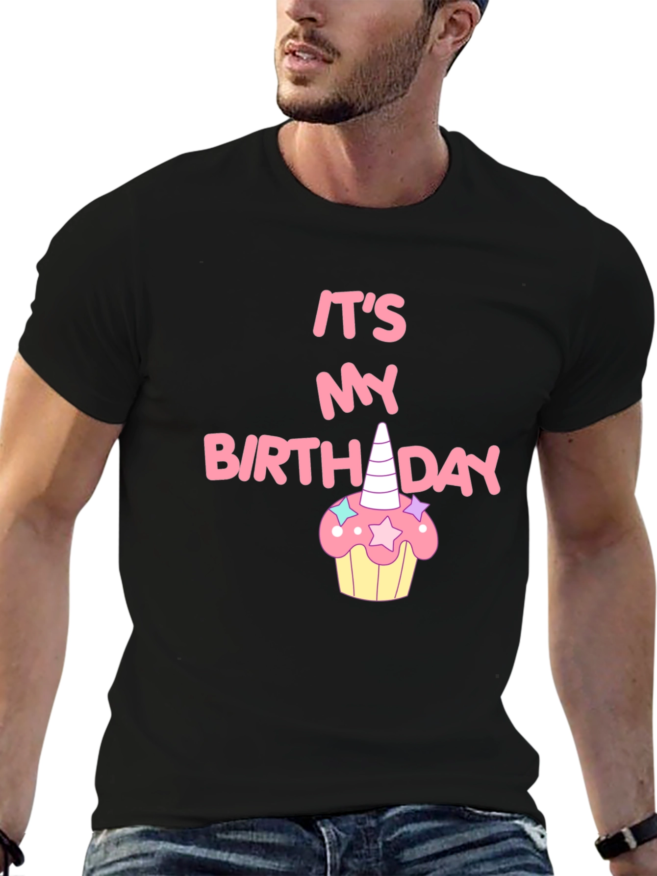 Its My Birthday Unicorn Cupcake T-Shirt