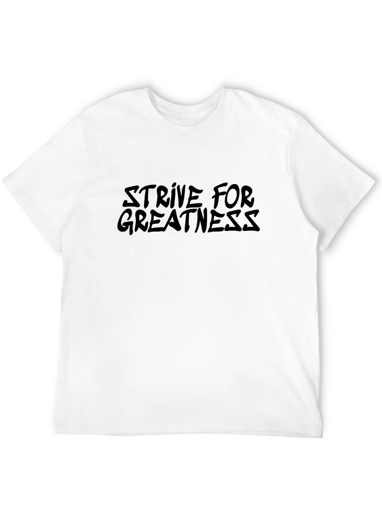Strive For Greatness Graphic Tee - Classic Black