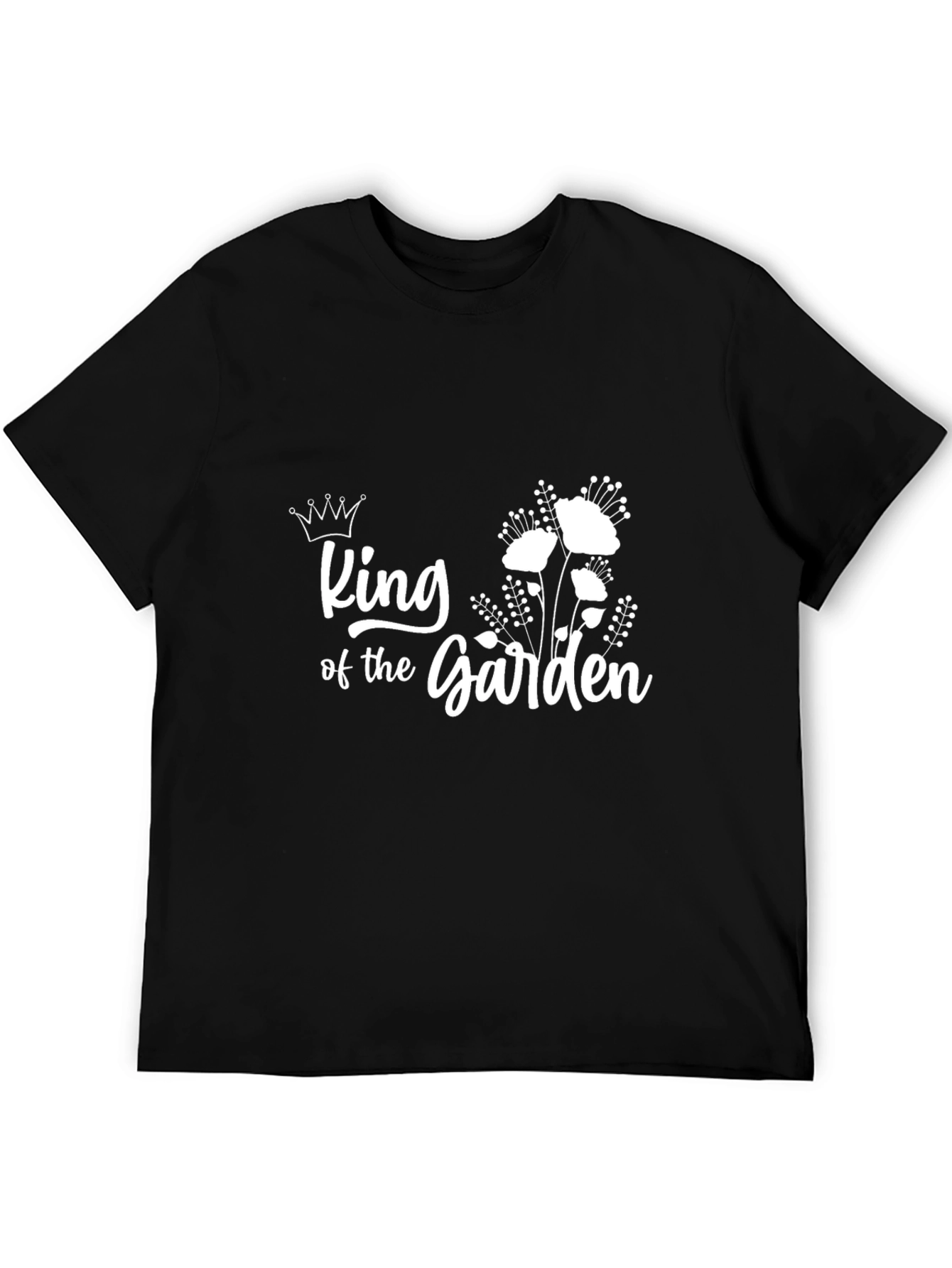 King of the Garden Black T-Shirt