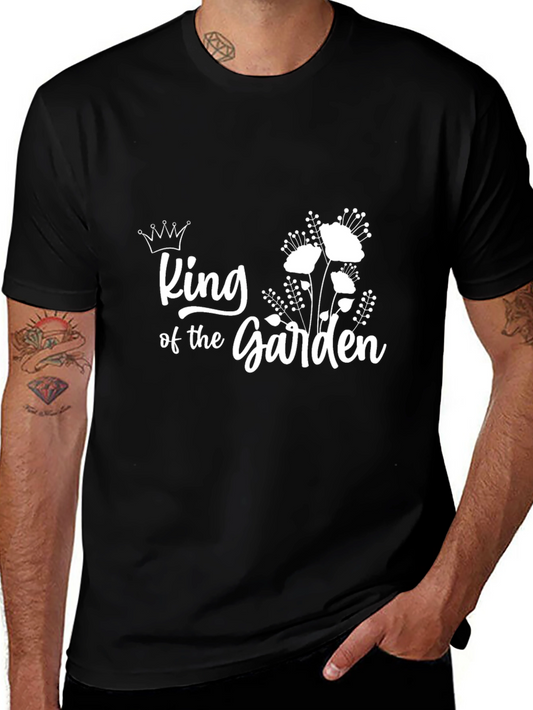 King of the Garden Black T-Shirt
