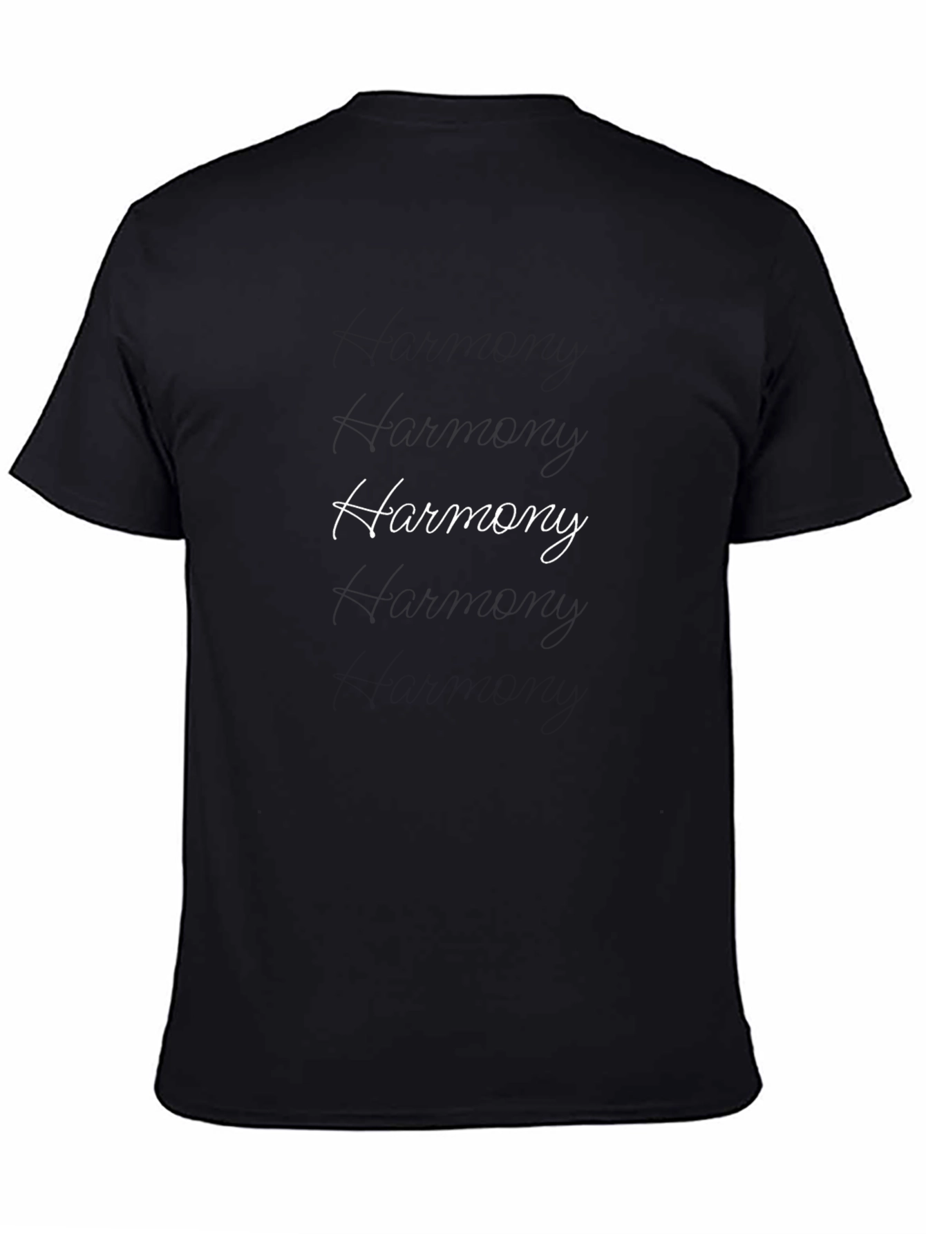 Harmony Black T-Shirt - Stylish Casual Wear