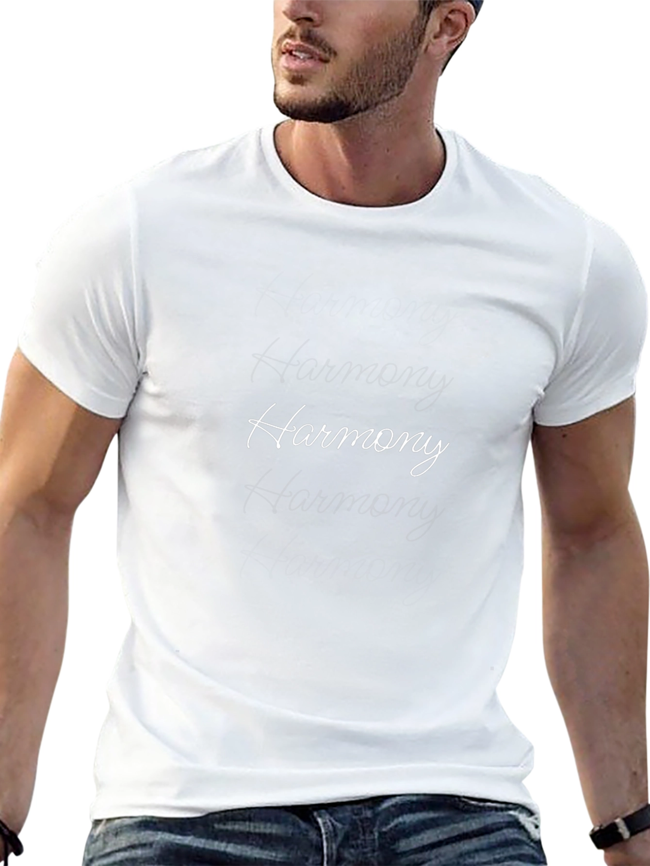Harmony Black T-Shirt - Stylish Casual Wear