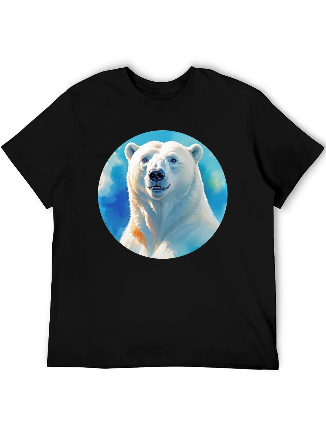 Polar Bear Graphic Tee - Mens Black T-Shirt