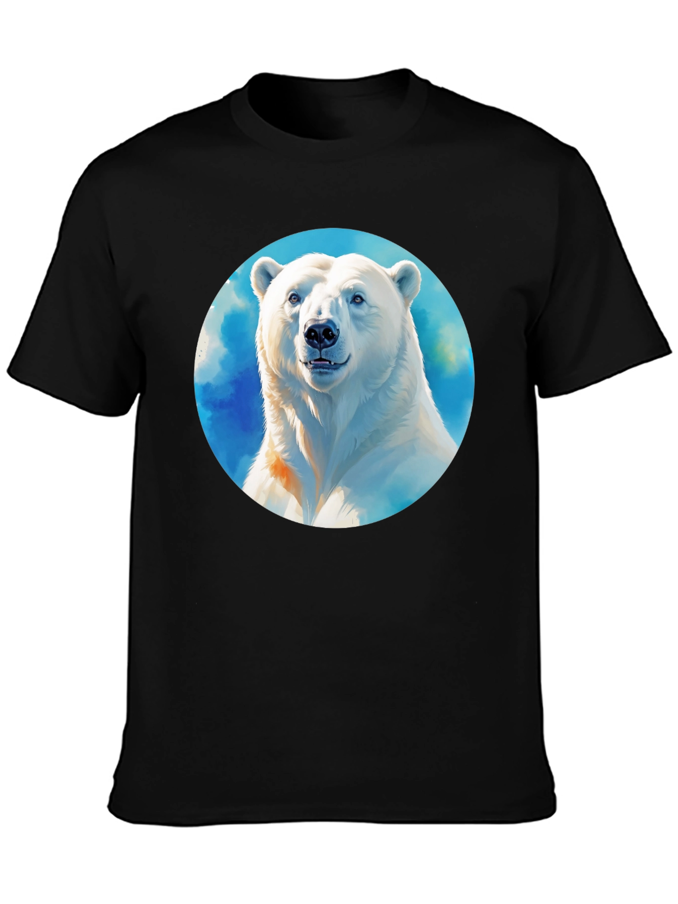 Polar Bear Graphic Tee - Mens Black T-Shirt