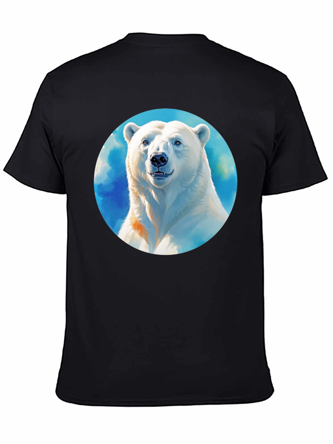 Polar Bear Graphic Tee - Mens Black T-Shirt