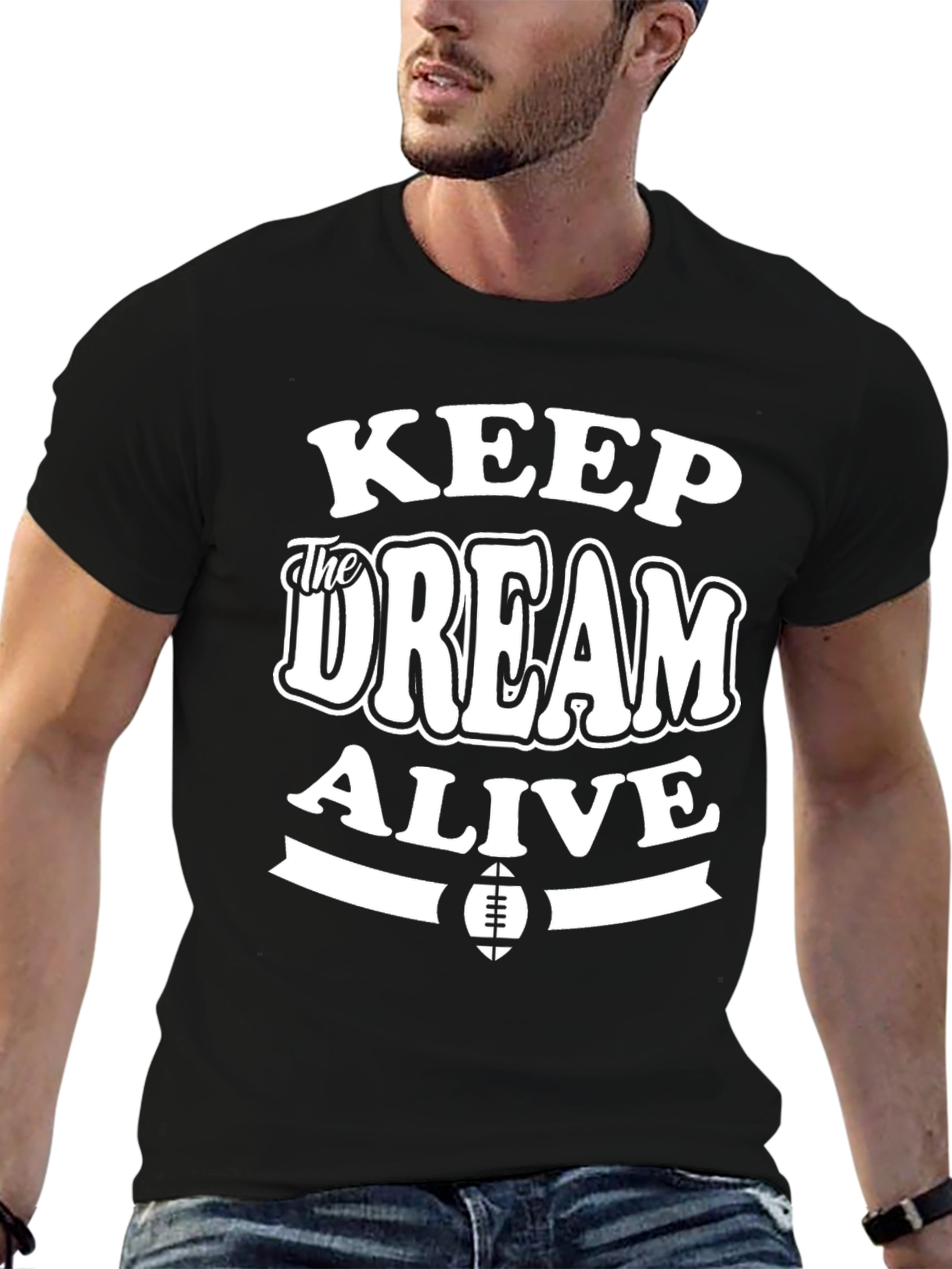Keep the Dream Alive Graphic Tee - Black