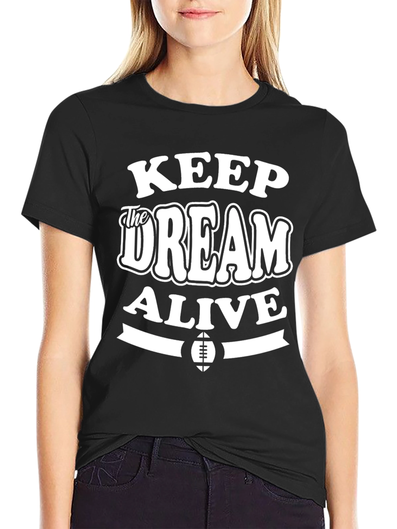 Keep the Dream Alive Graphic Tee - Black