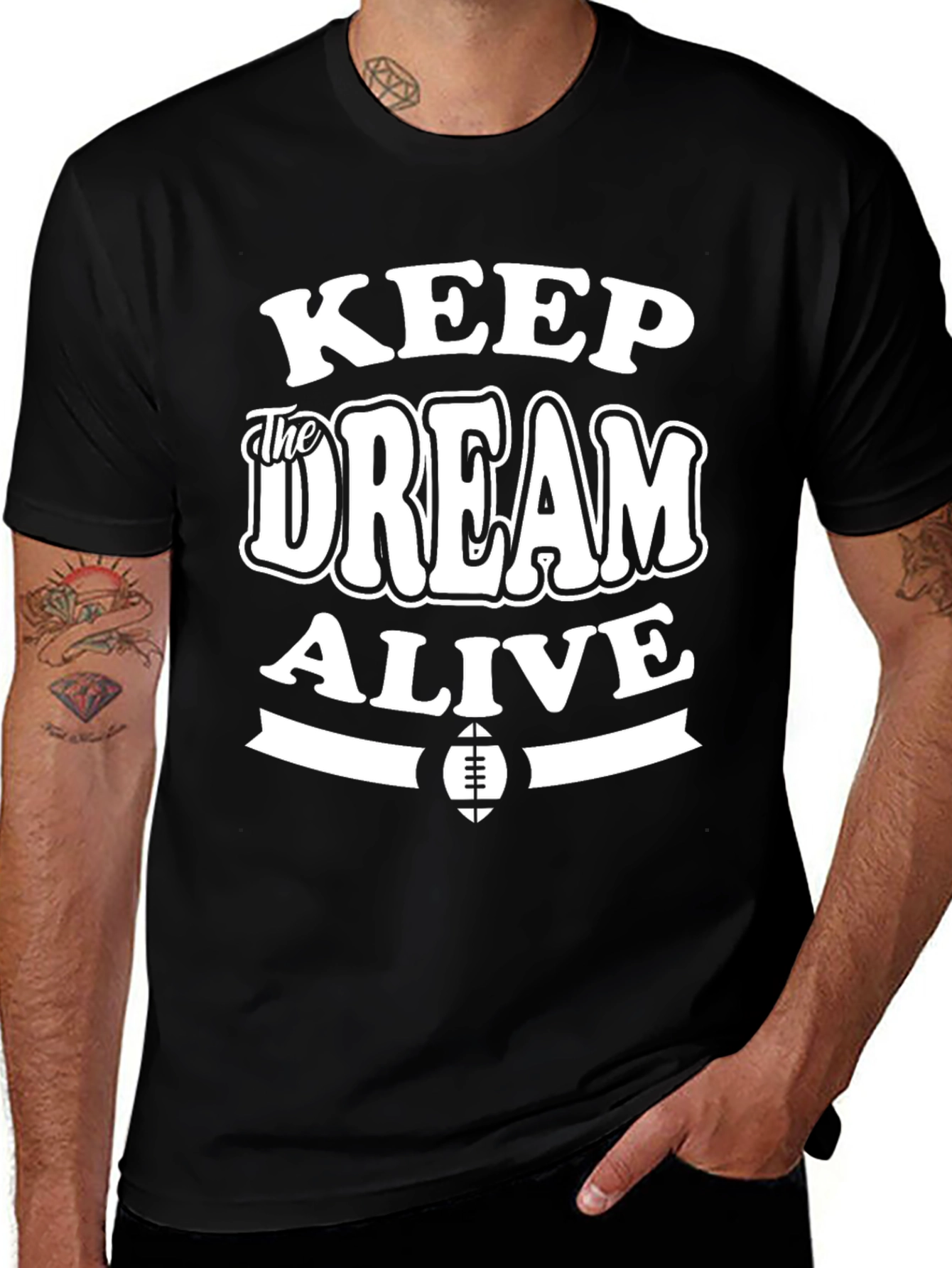 Keep the Dream Alive Graphic Tee - Black