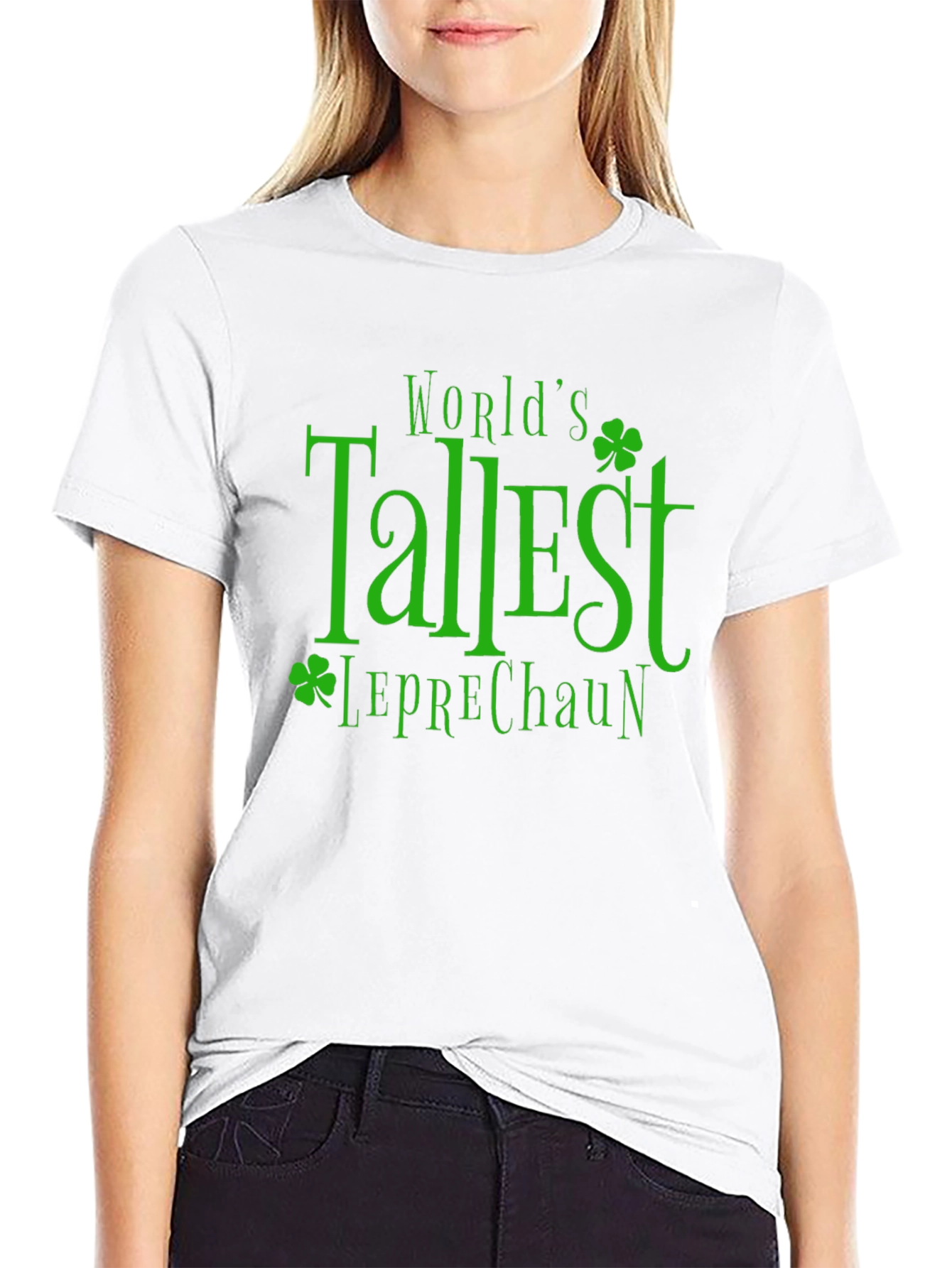 Worlds Tallest Leprechaun Black T-Shirt