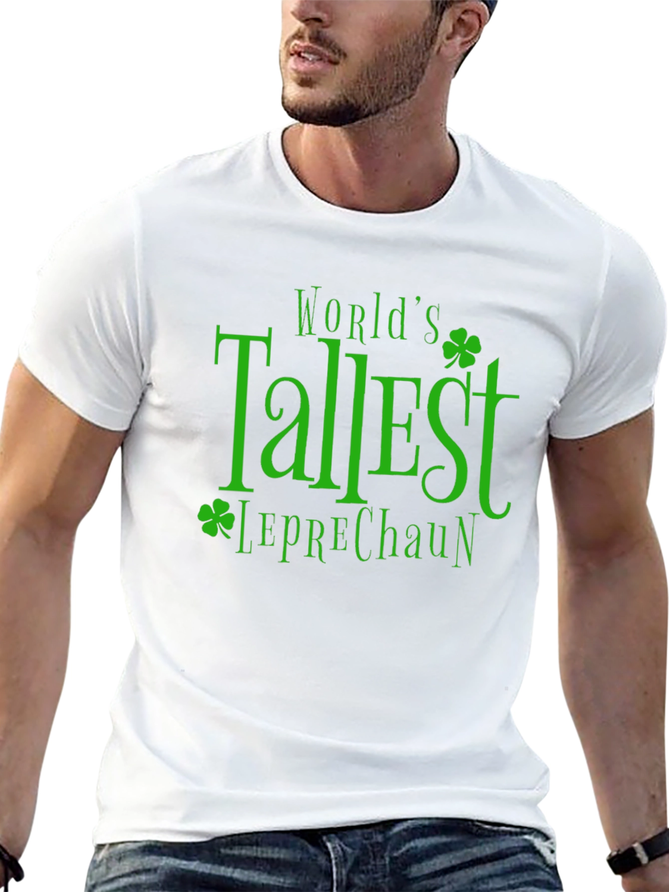 Worlds Tallest Leprechaun Black T-Shirt