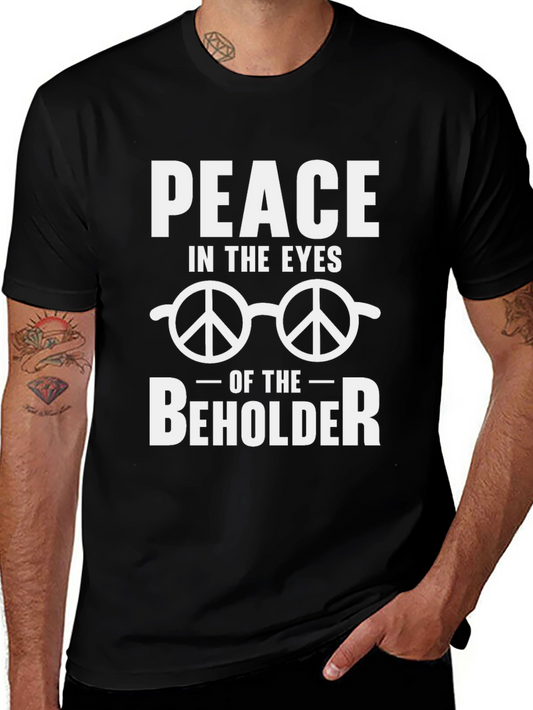 Peace in the Eyes of the Beholder Graphic T-Shirt