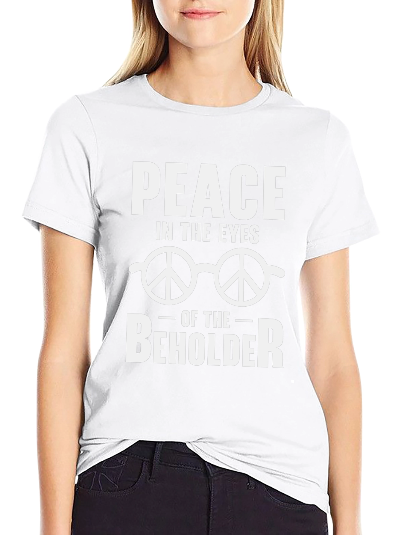 Peace in the Eyes of the Beholder Graphic T-Shirt