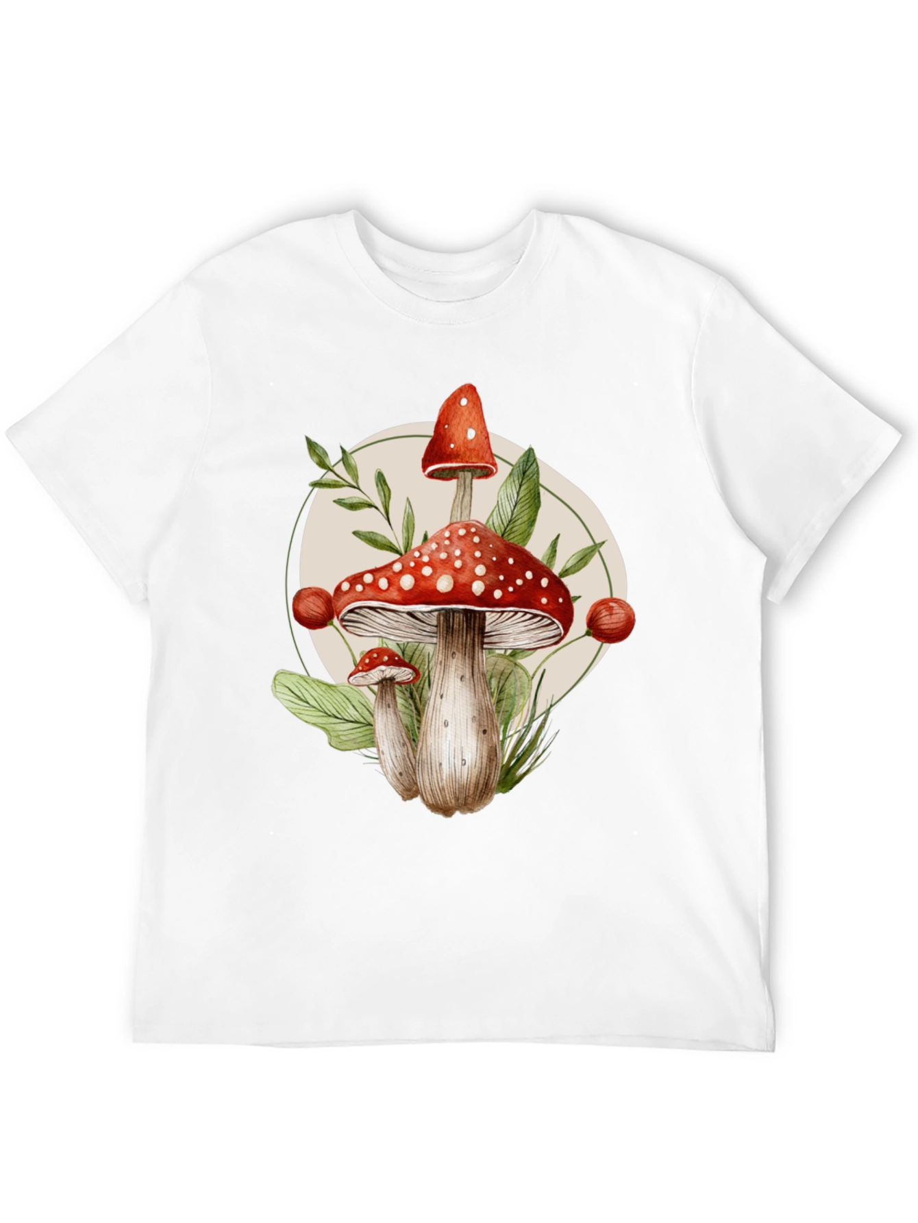 Mushroom Graphic Tee - Nature Inspired Print