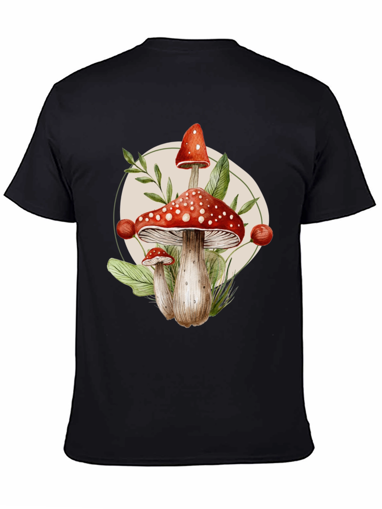 Mushroom Graphic Tee - Nature Inspired Print