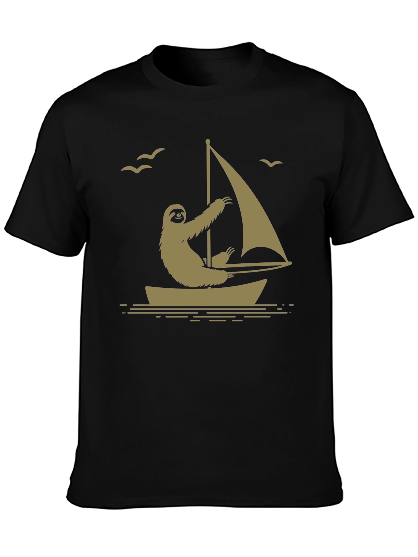 Sloth Sailing T-Shirt - Relaxed Boating Style