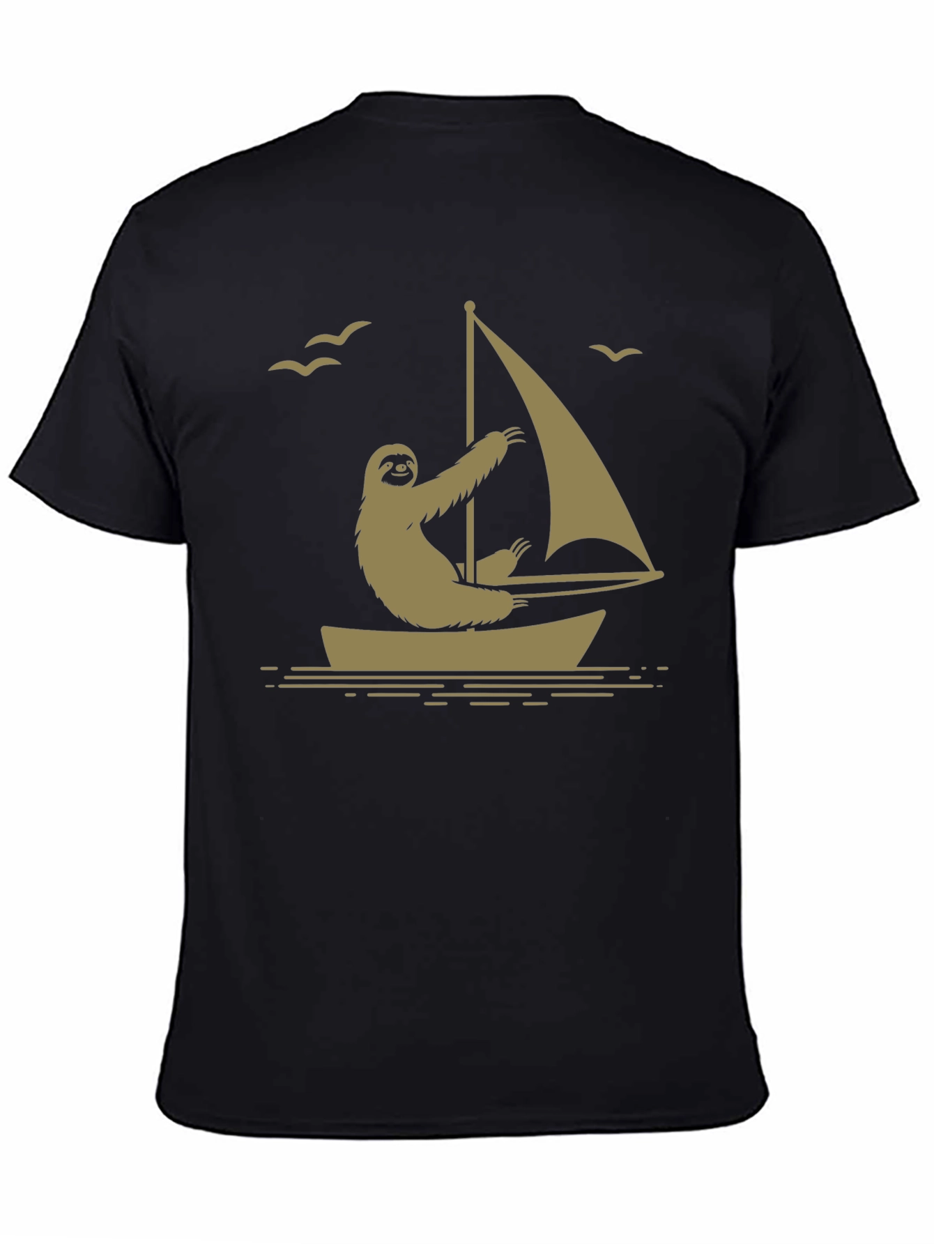 Sloth Sailing T-Shirt - Relaxed Boating Style