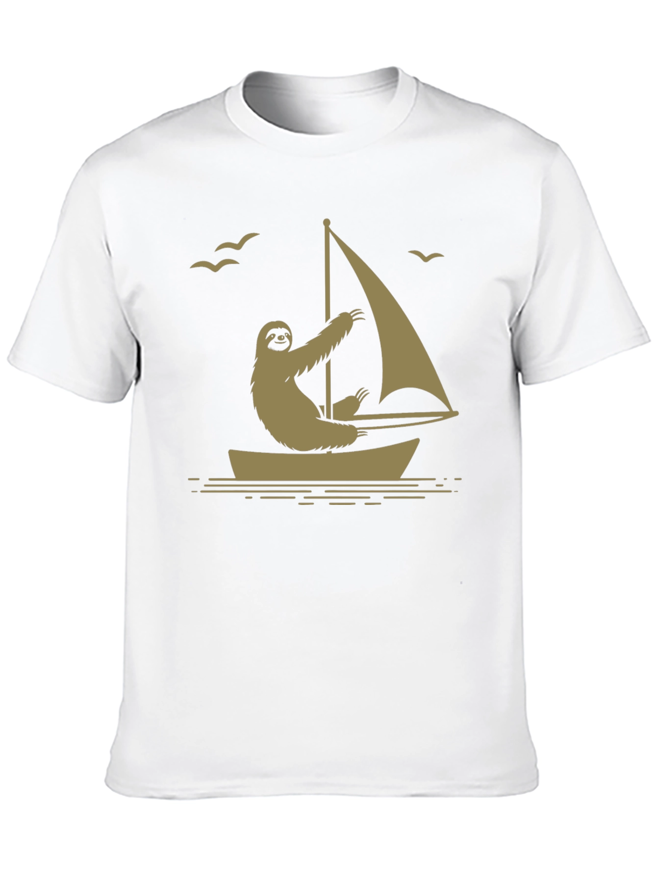 Sloth Sailing T-Shirt - Relaxed Boating Style