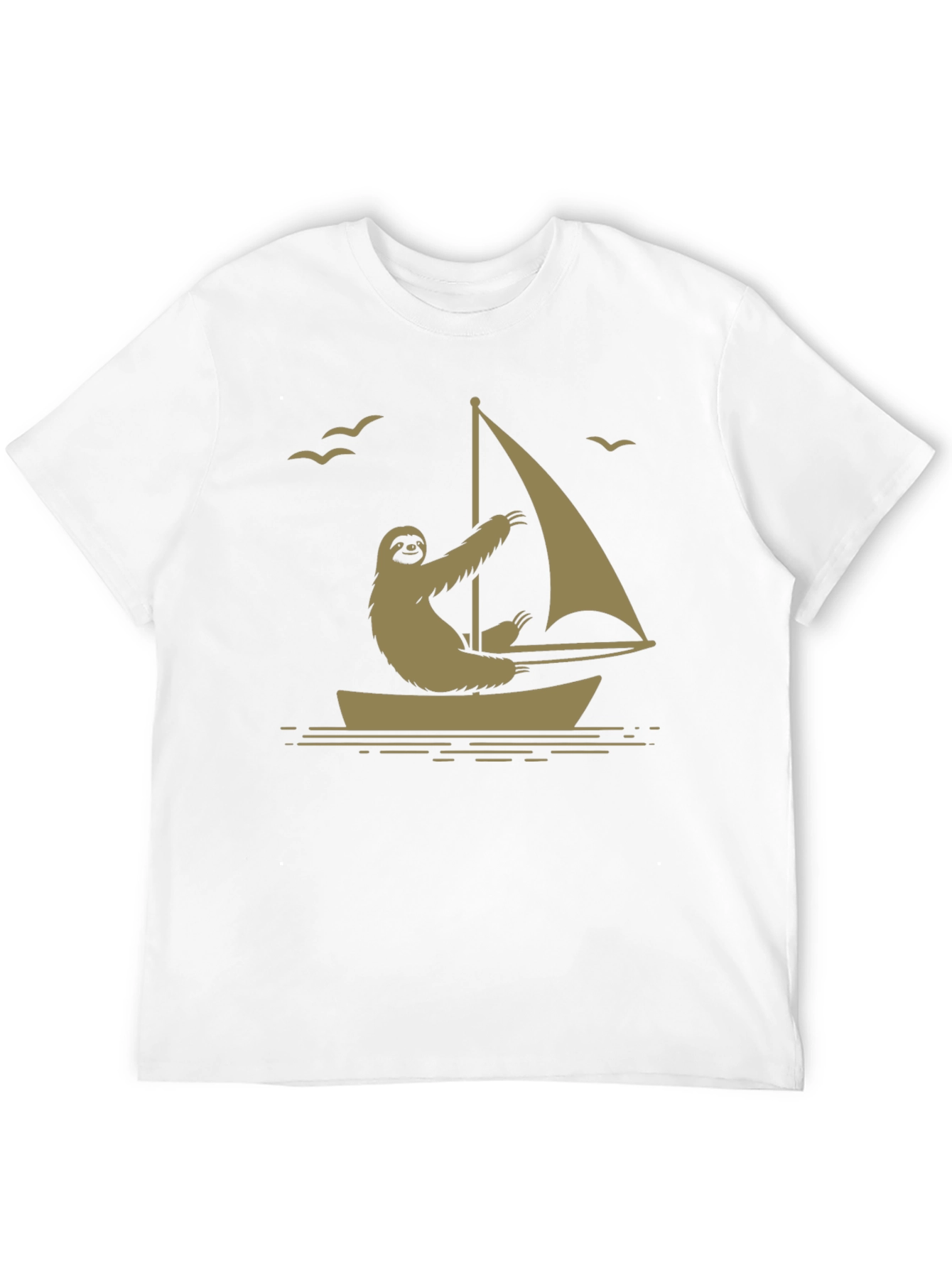 Sloth Sailing T-Shirt - Relaxed Boating Style