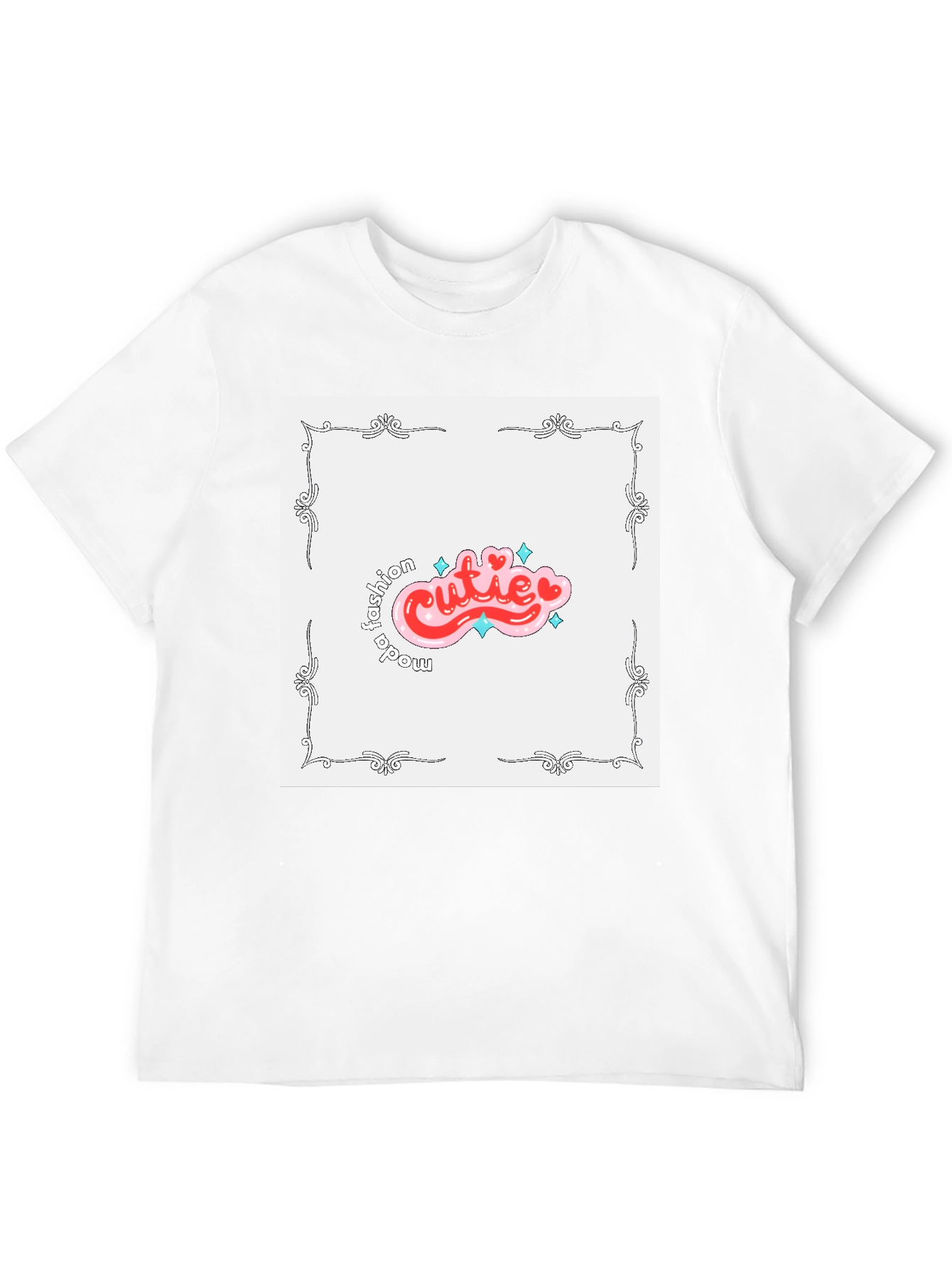 Cutie Fashion Moda Tee - Stylish Graphic T-Shirt