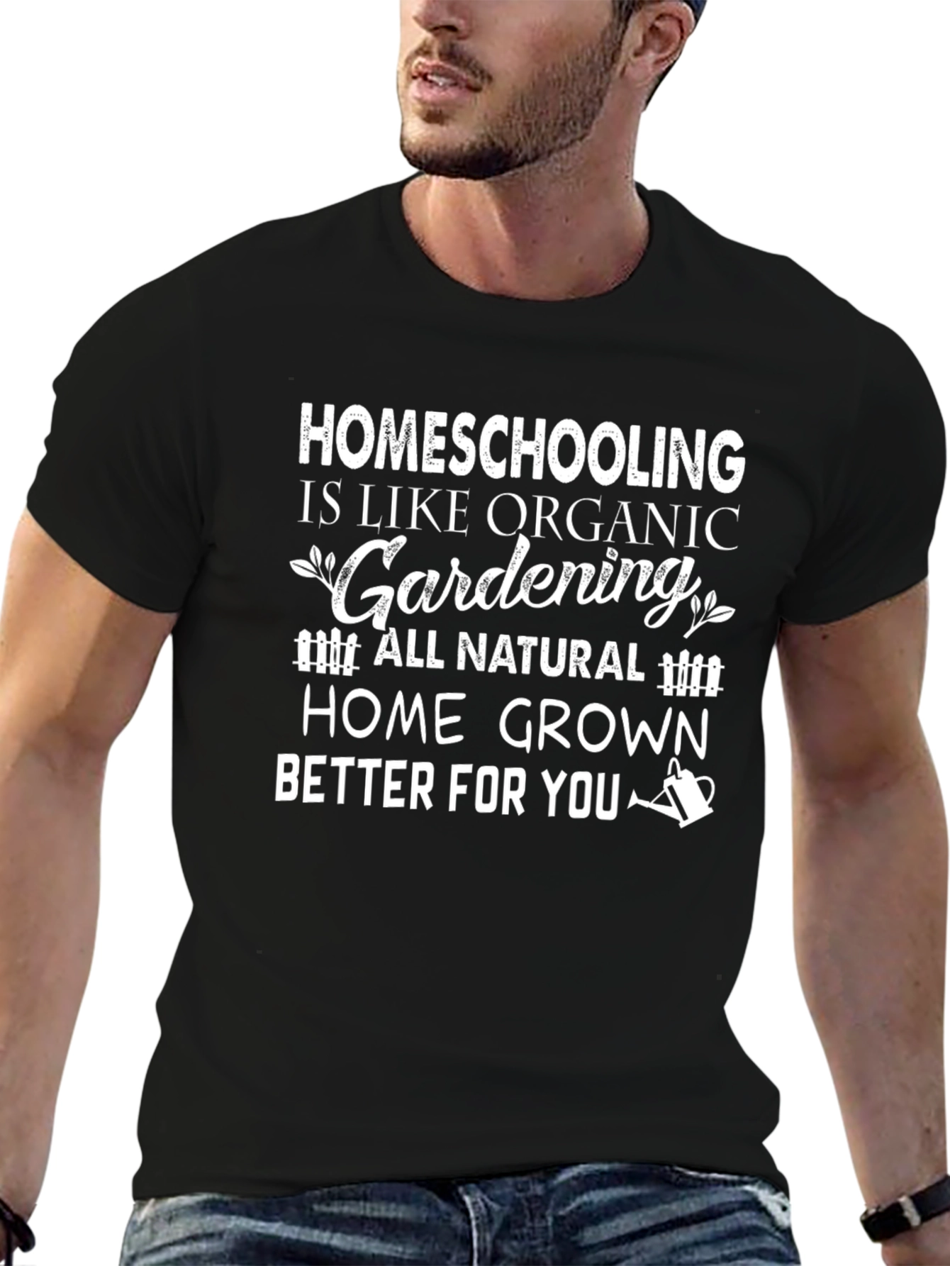 Homeschooling Organic Gardening T-Shirt