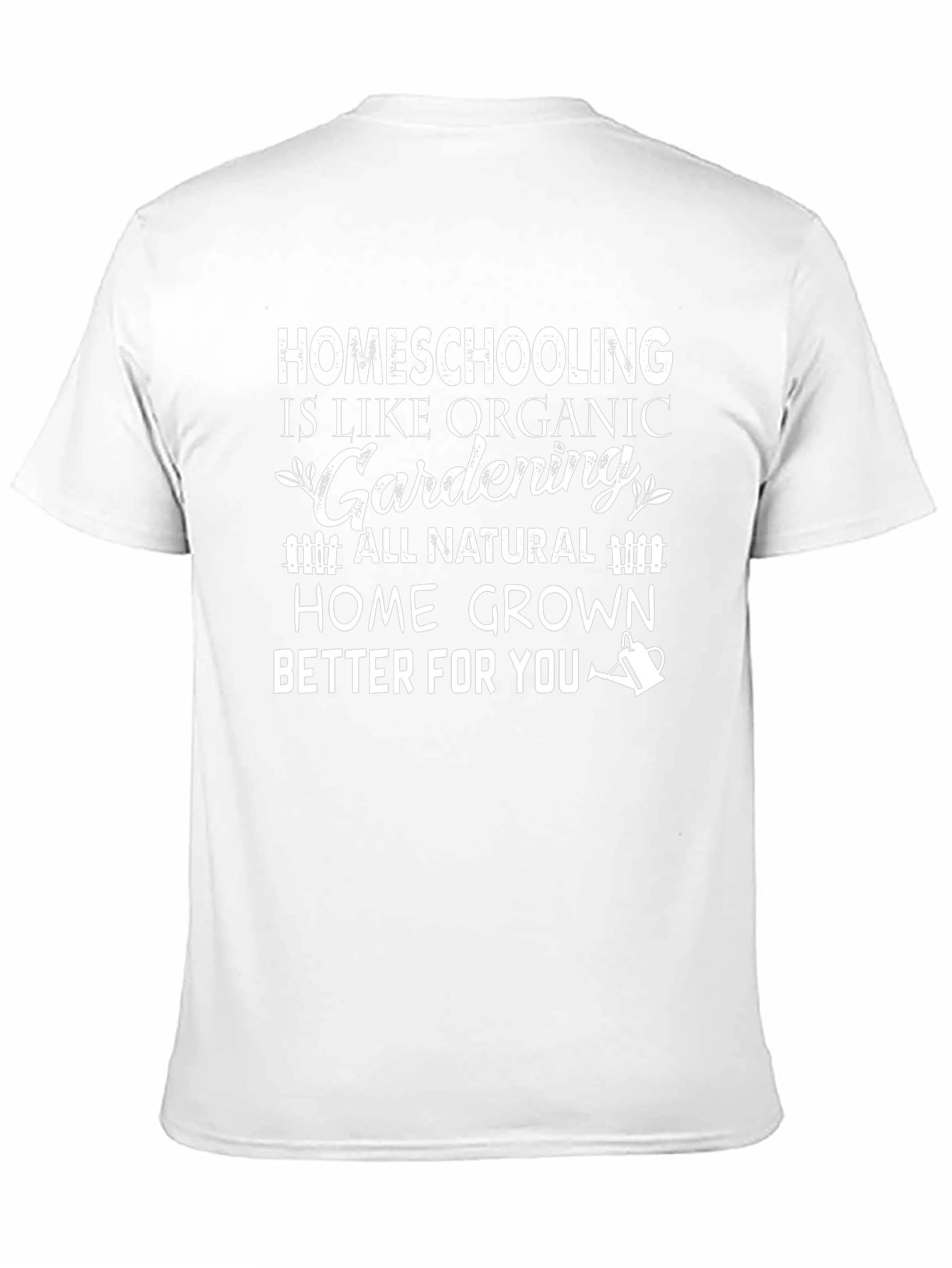 Homeschooling Organic Gardening T-Shirt