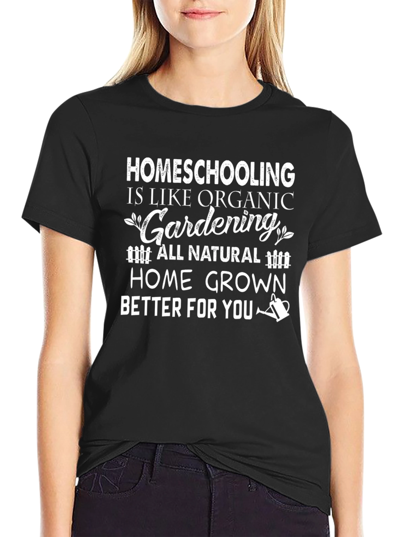 Homeschooling Organic Gardening T-Shirt