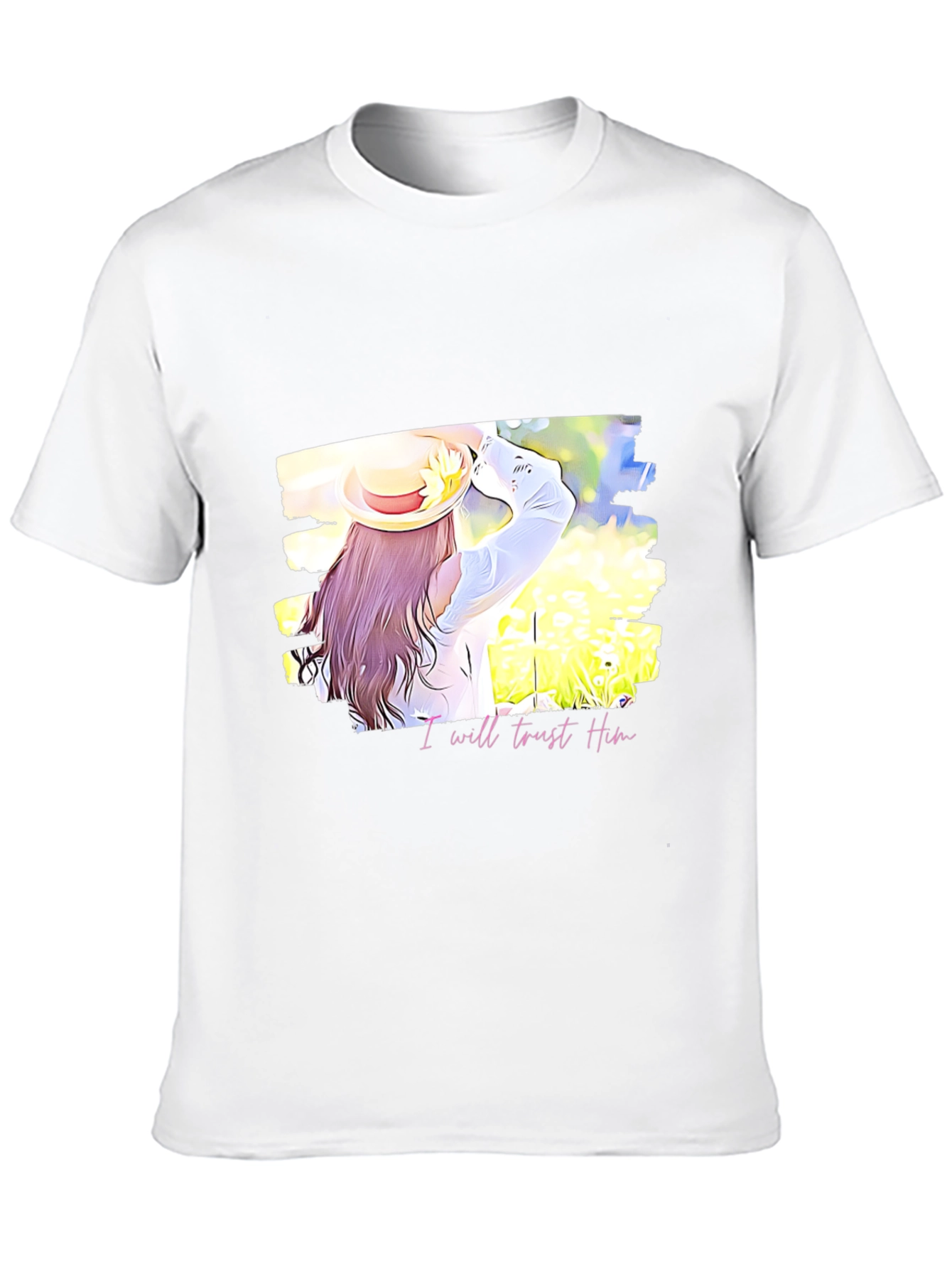 Trust Him Graphic Tee - Stylish Christian Apparel