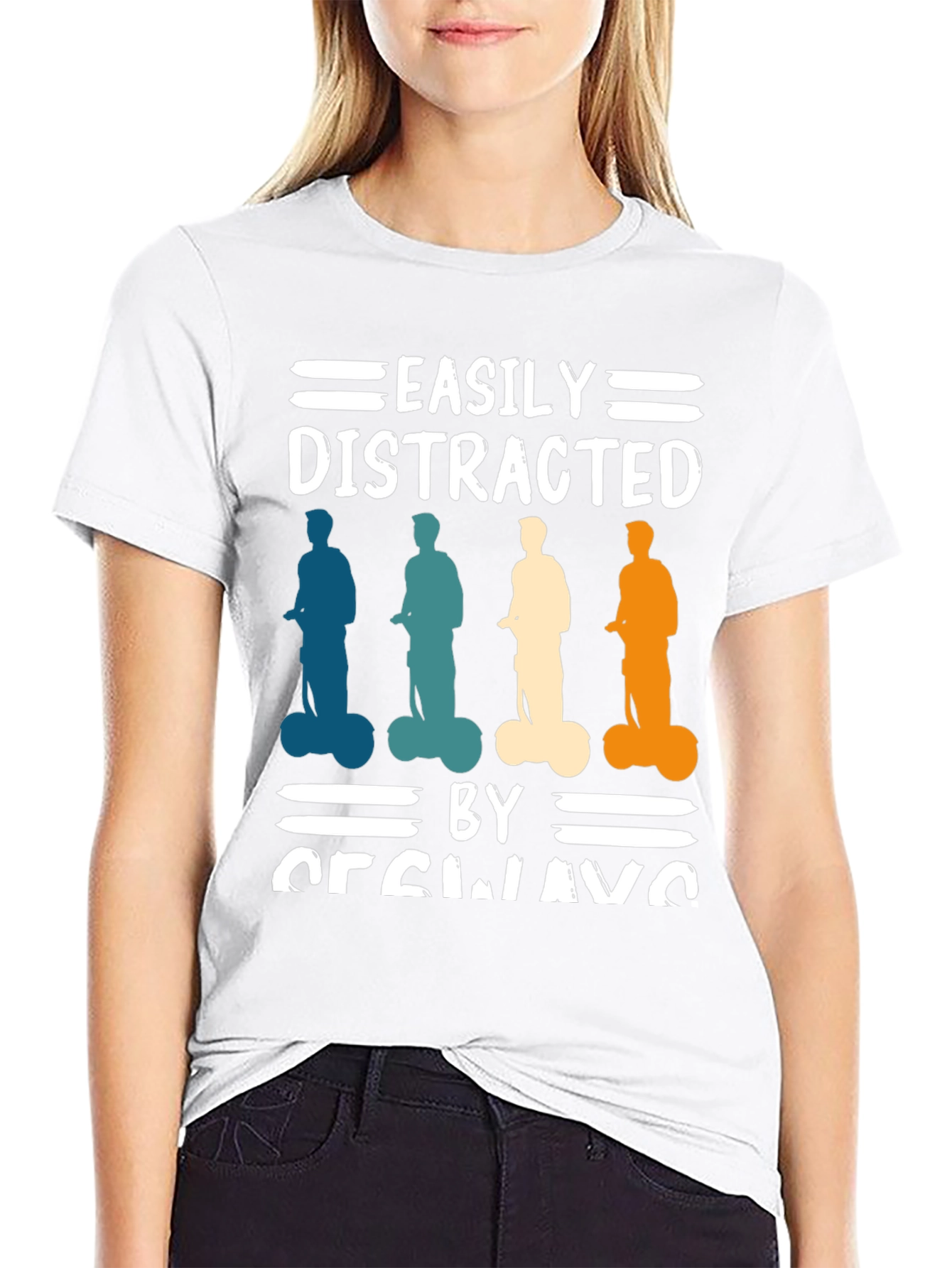 Easily Distracted By Segways T-Shirt