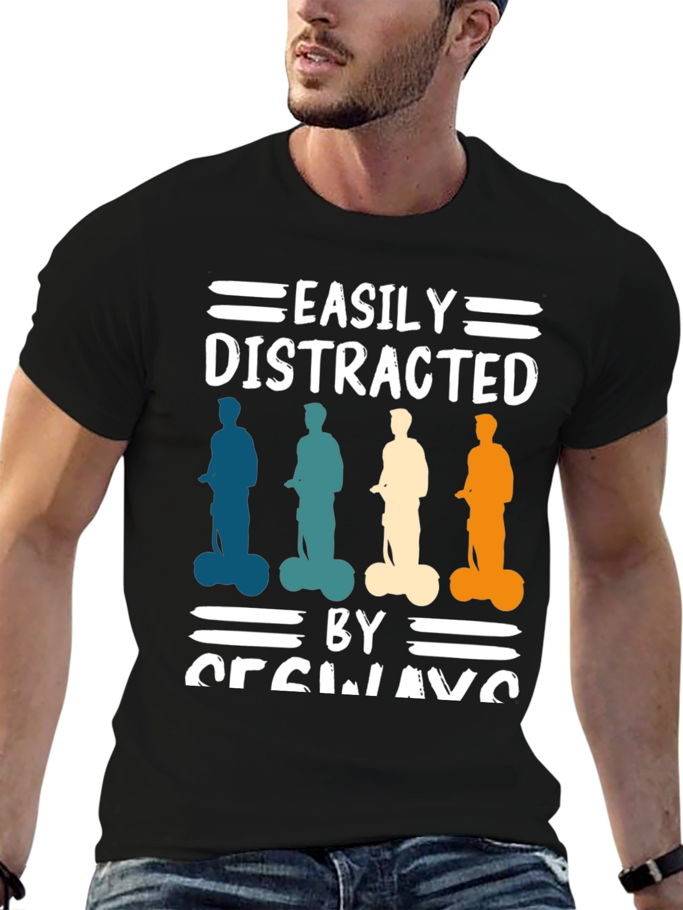 Easily Distracted By Segways T-Shirt