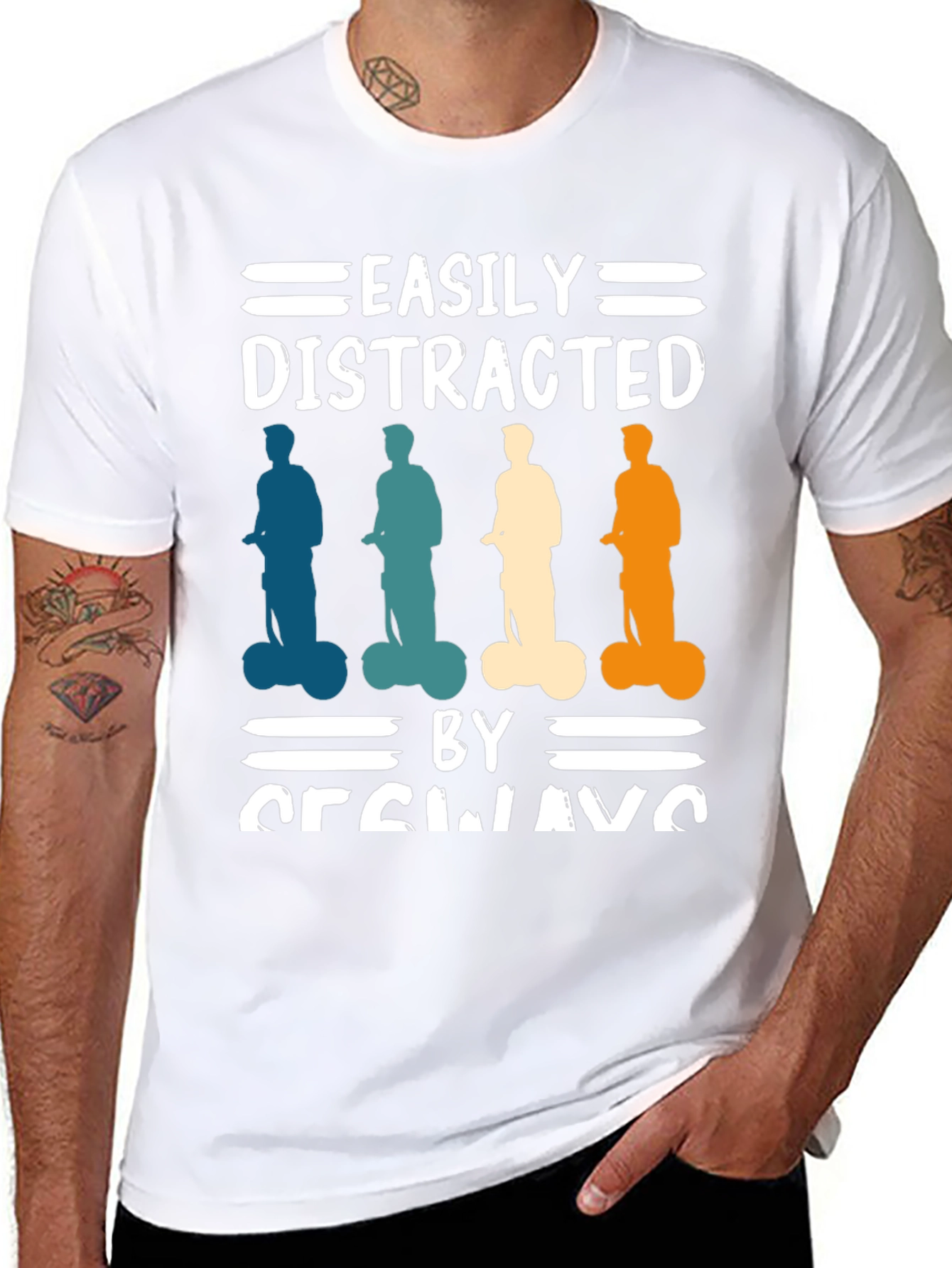 Easily Distracted By Segways T-Shirt