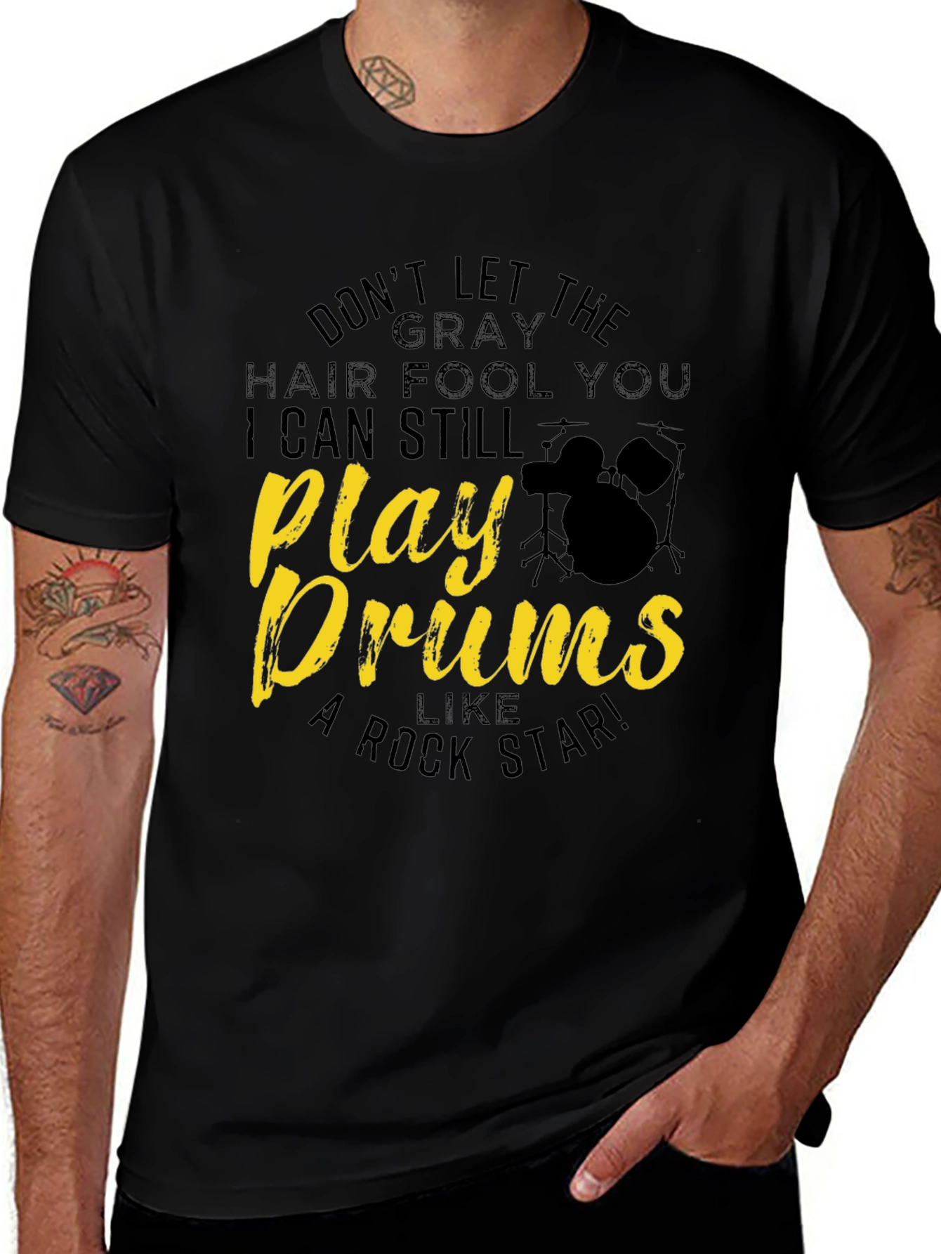 Play Drums Like a Rock Star T-Shirt