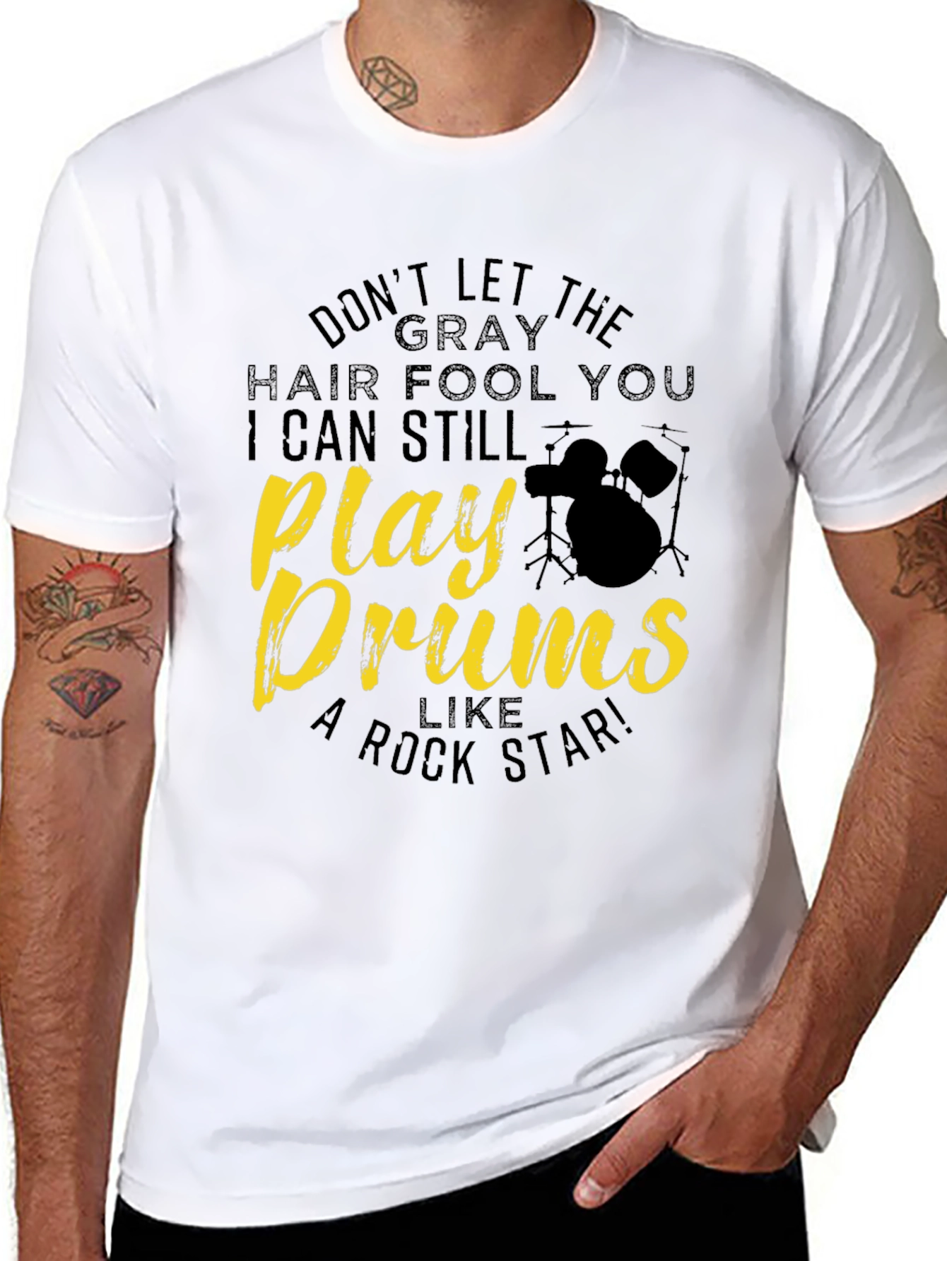 Play Drums Like a Rock Star T-Shirt