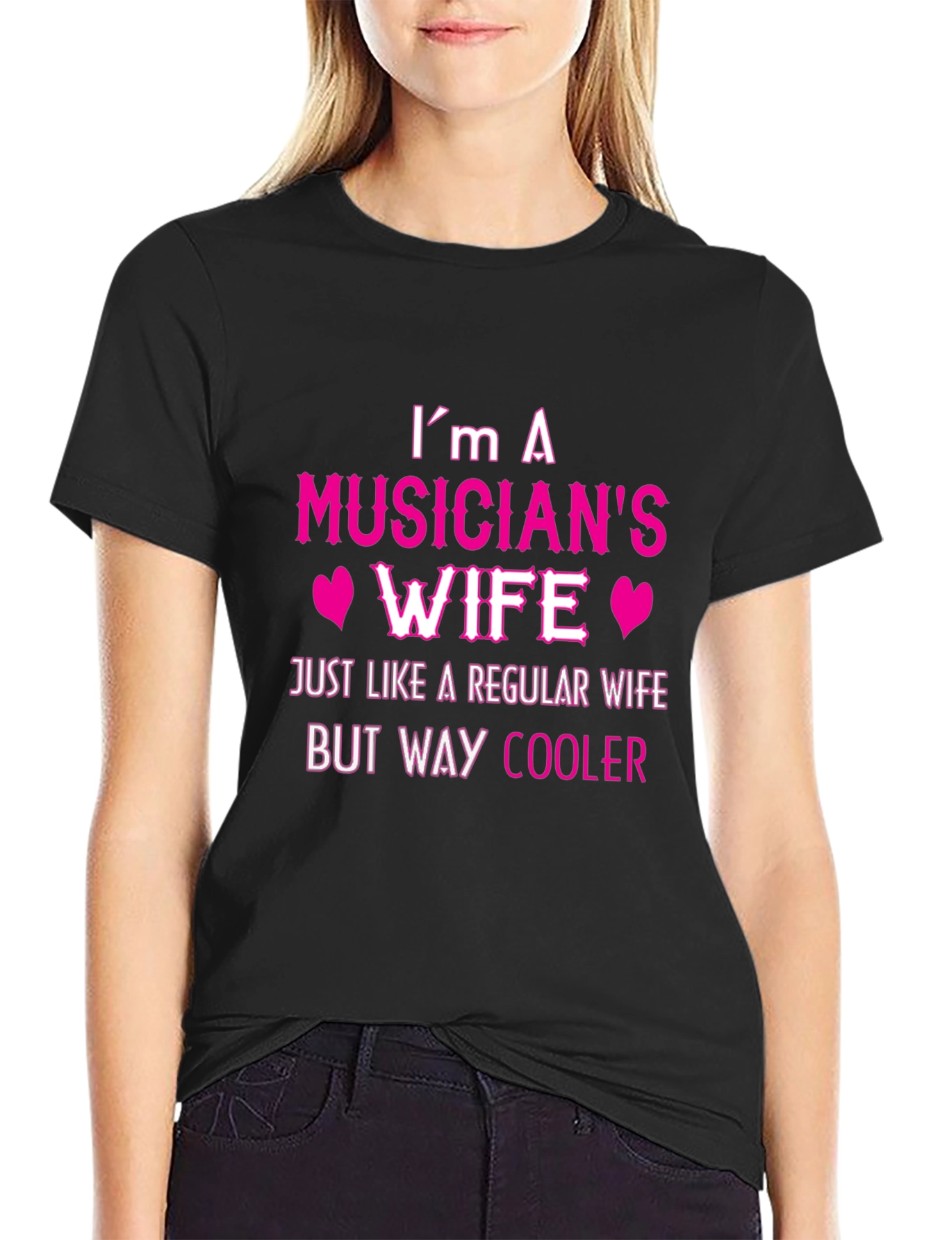 Musicians Wife T-Shirt - Cool Wife Tee
