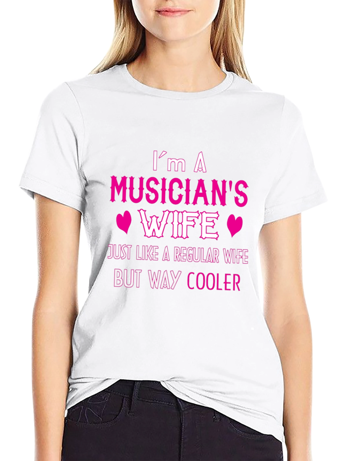 Musicians Wife T-Shirt - Cool Wife Tee