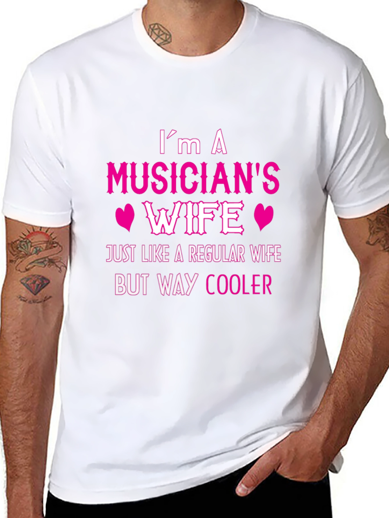 Musicians Wife T-Shirt - Cool Wife Tee