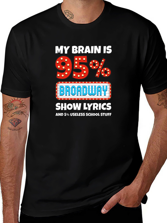 Broadway Show Lyrics T-Shirt Funny Theater Tee