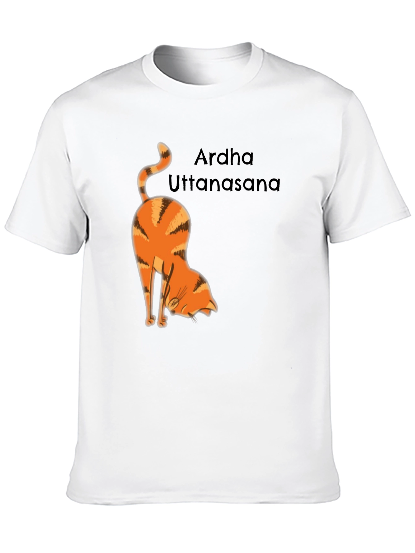 Yoga Cat T-Shirt - Arda Uttanasana Pose
