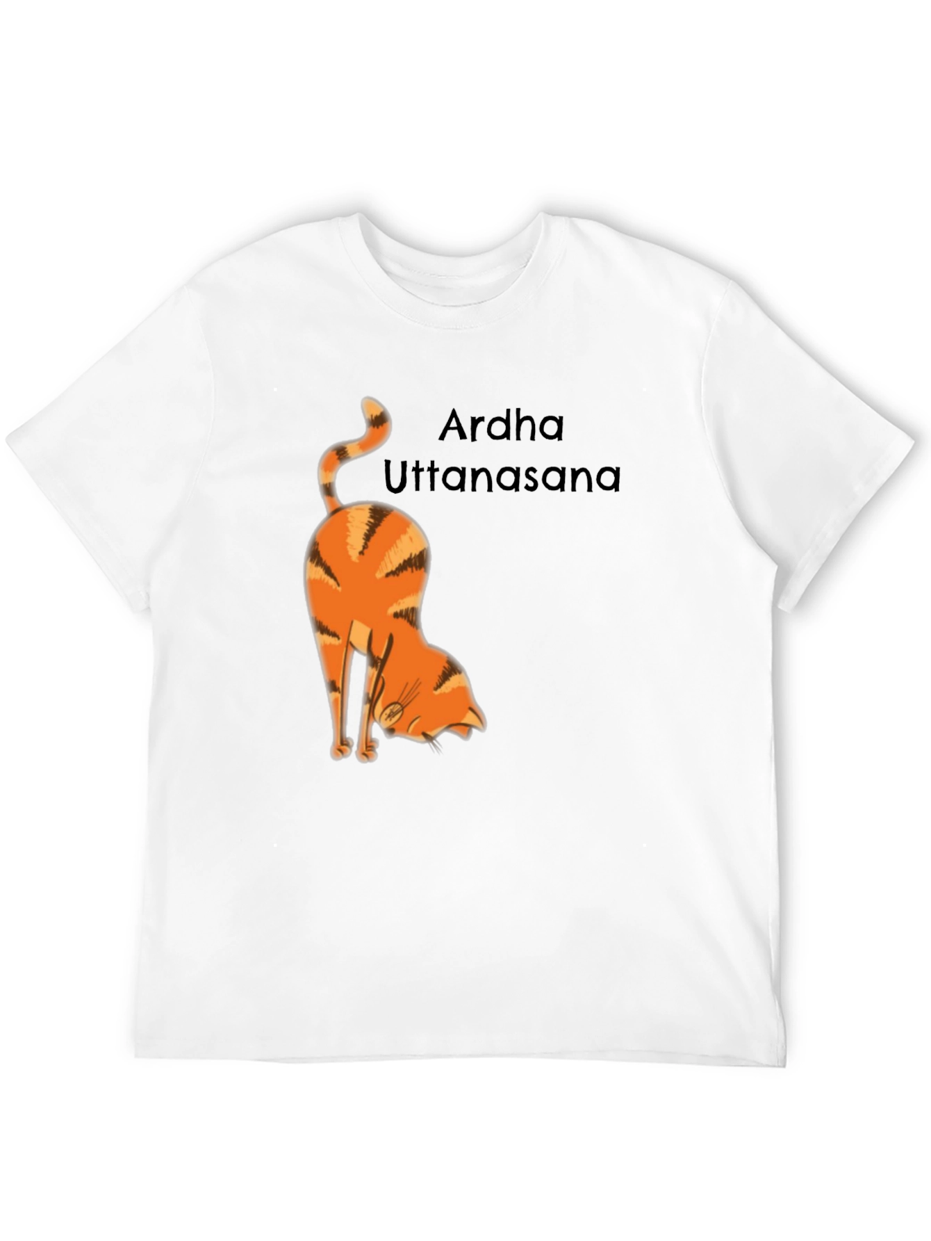 Yoga Cat T-Shirt - Arda Uttanasana Pose