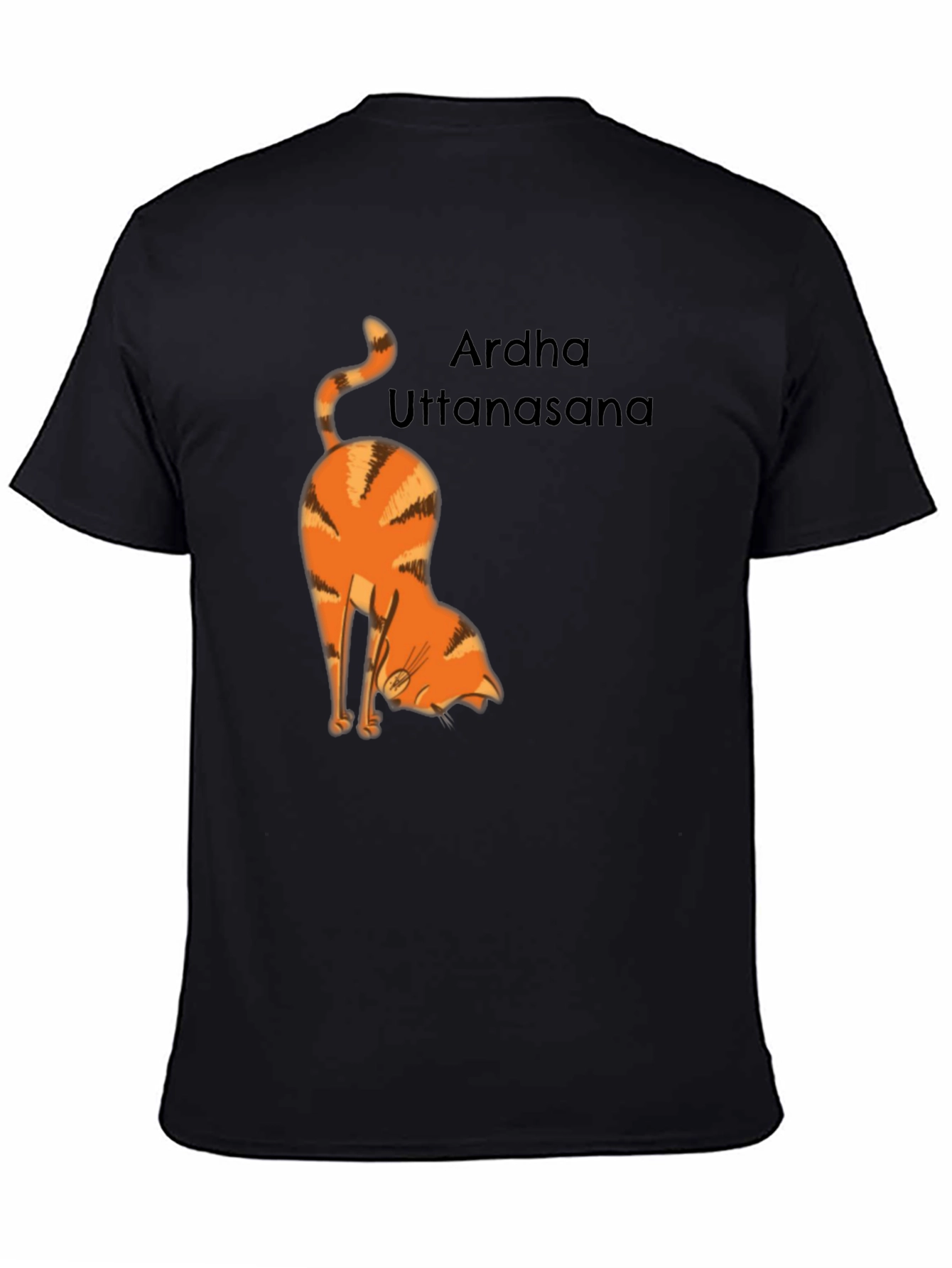 Yoga Cat T-Shirt - Arda Uttanasana Pose