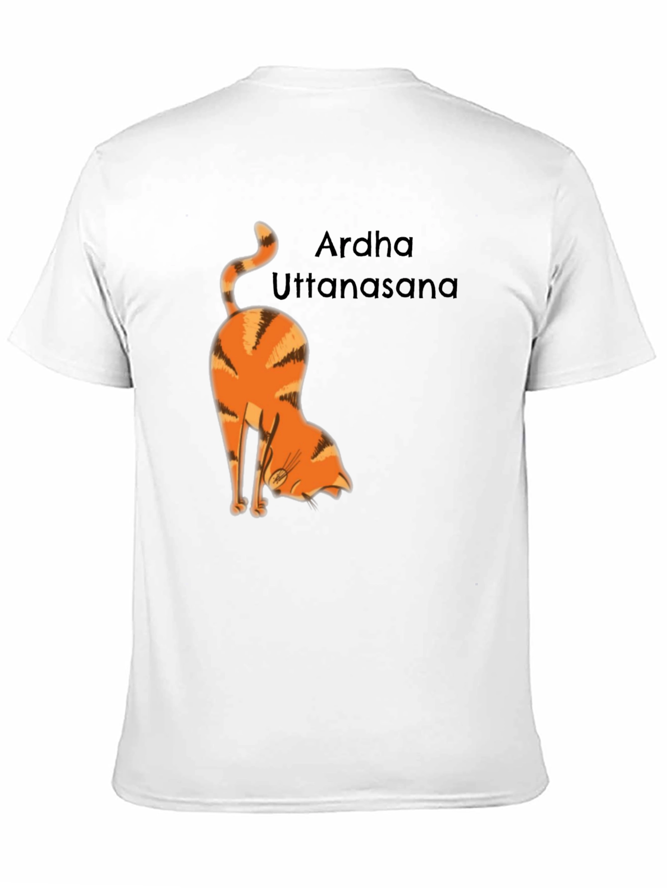 Yoga Cat T-Shirt - Arda Uttanasana Pose