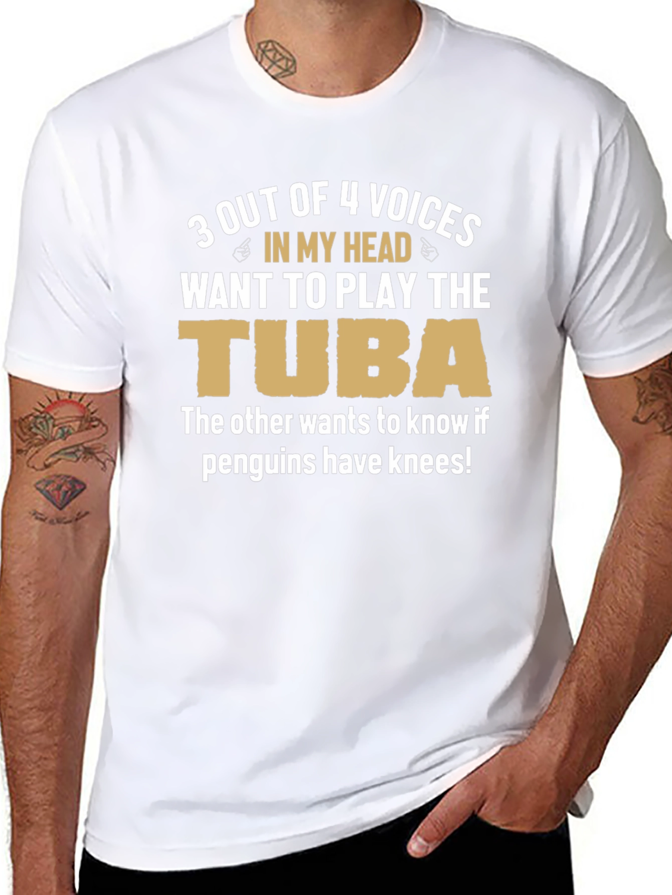 Humorous Tuba Player T-Shirt