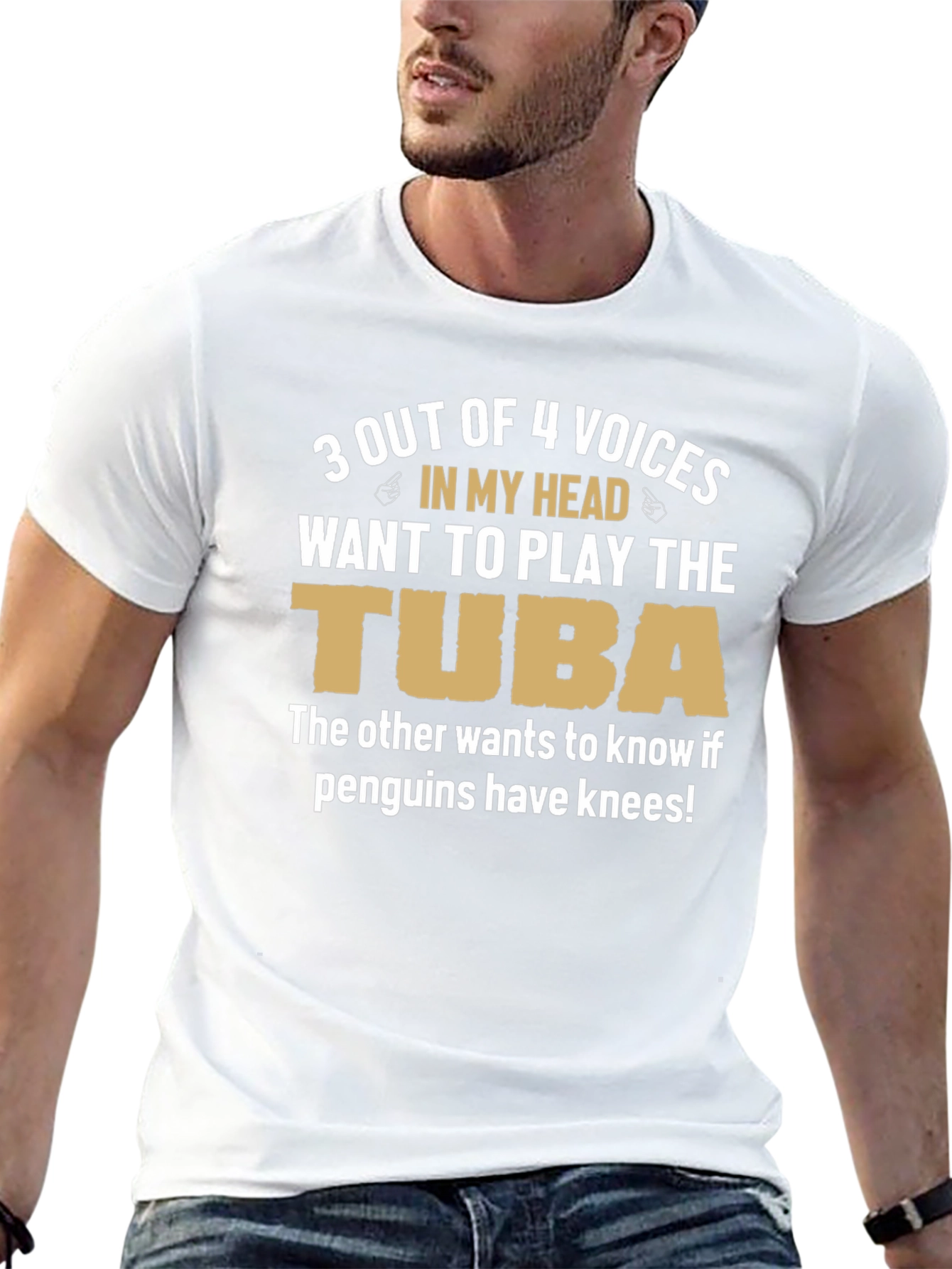 Humorous Tuba Player T-Shirt
