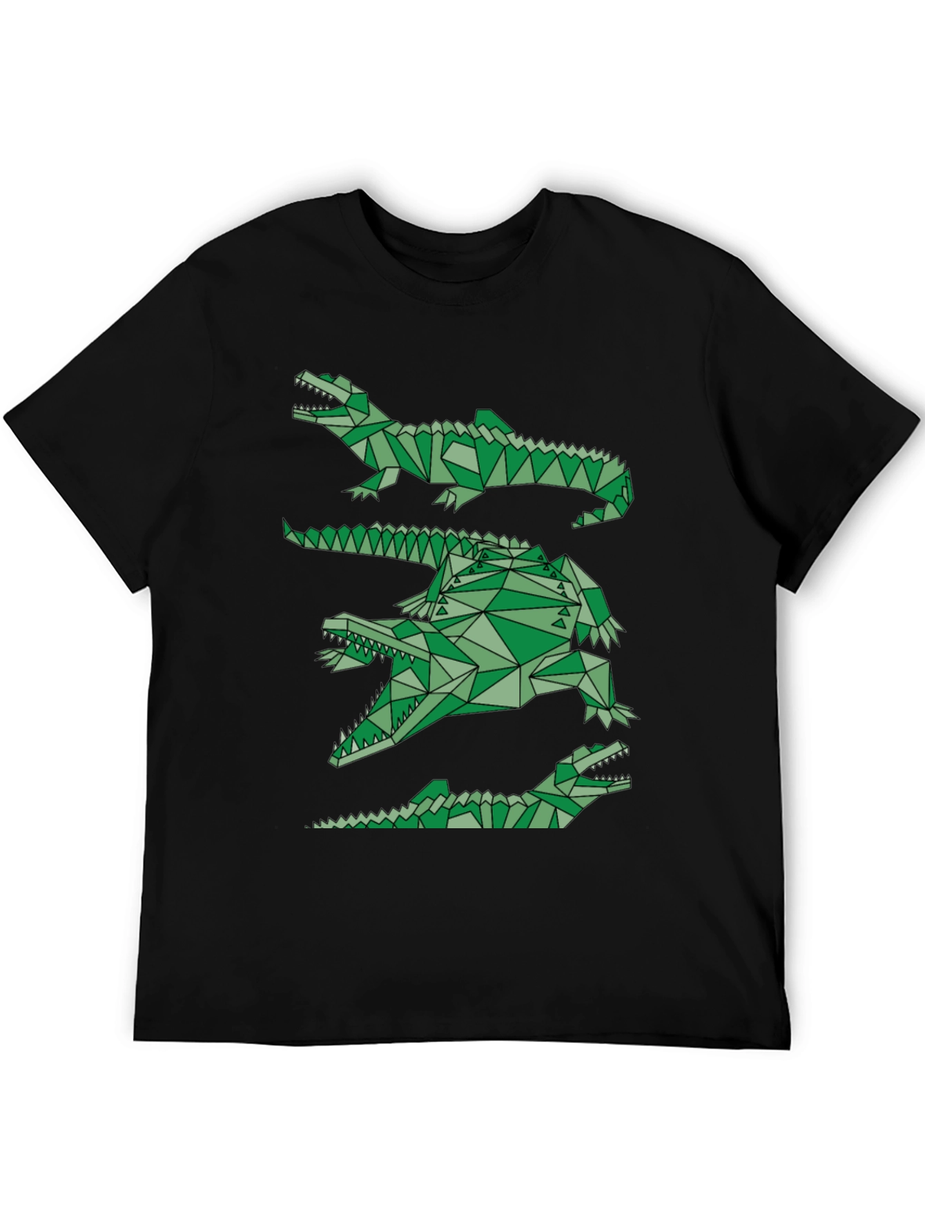 Geometric Crocodile T-Shirt