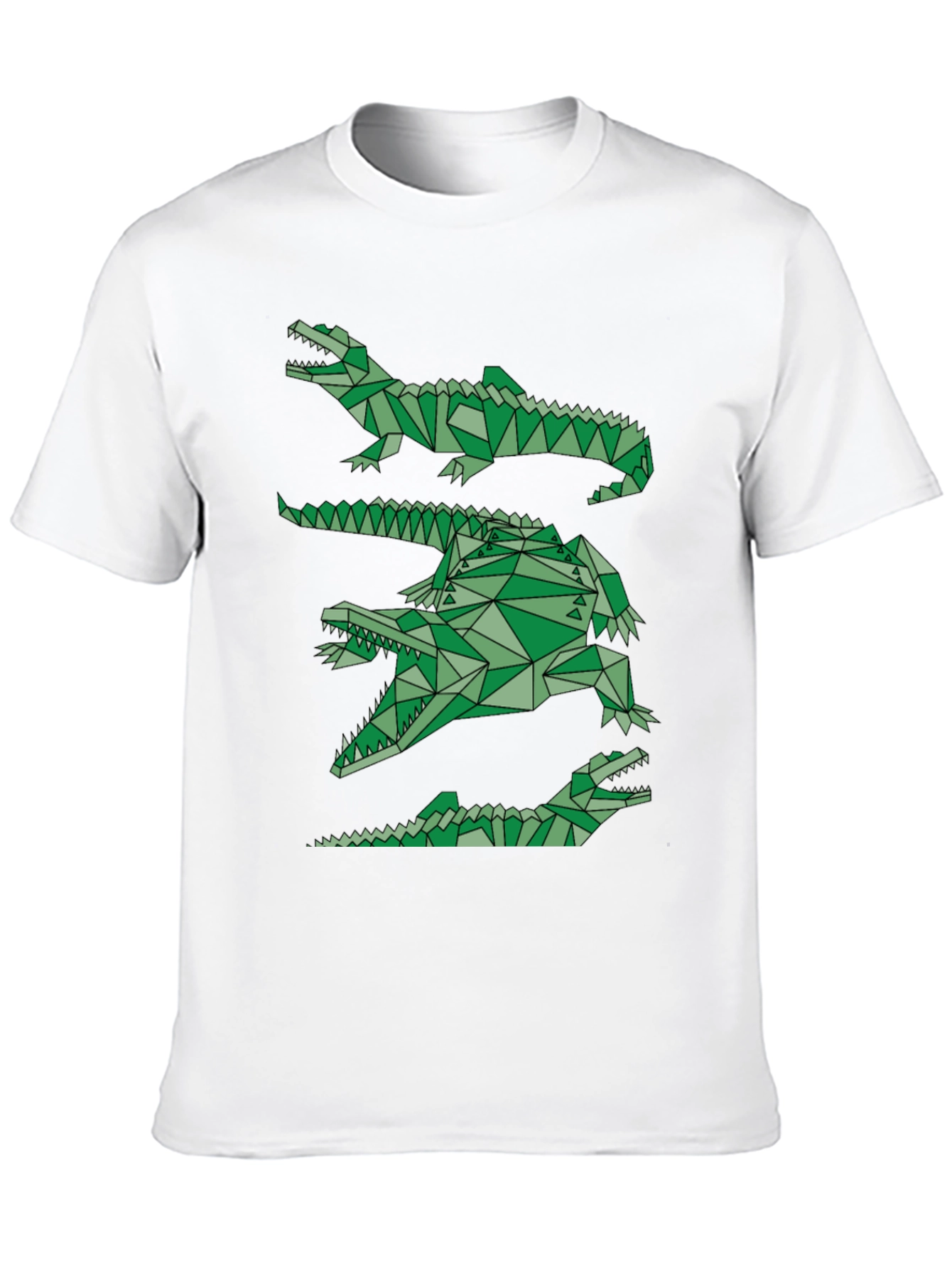 Geometric Crocodile T-Shirt